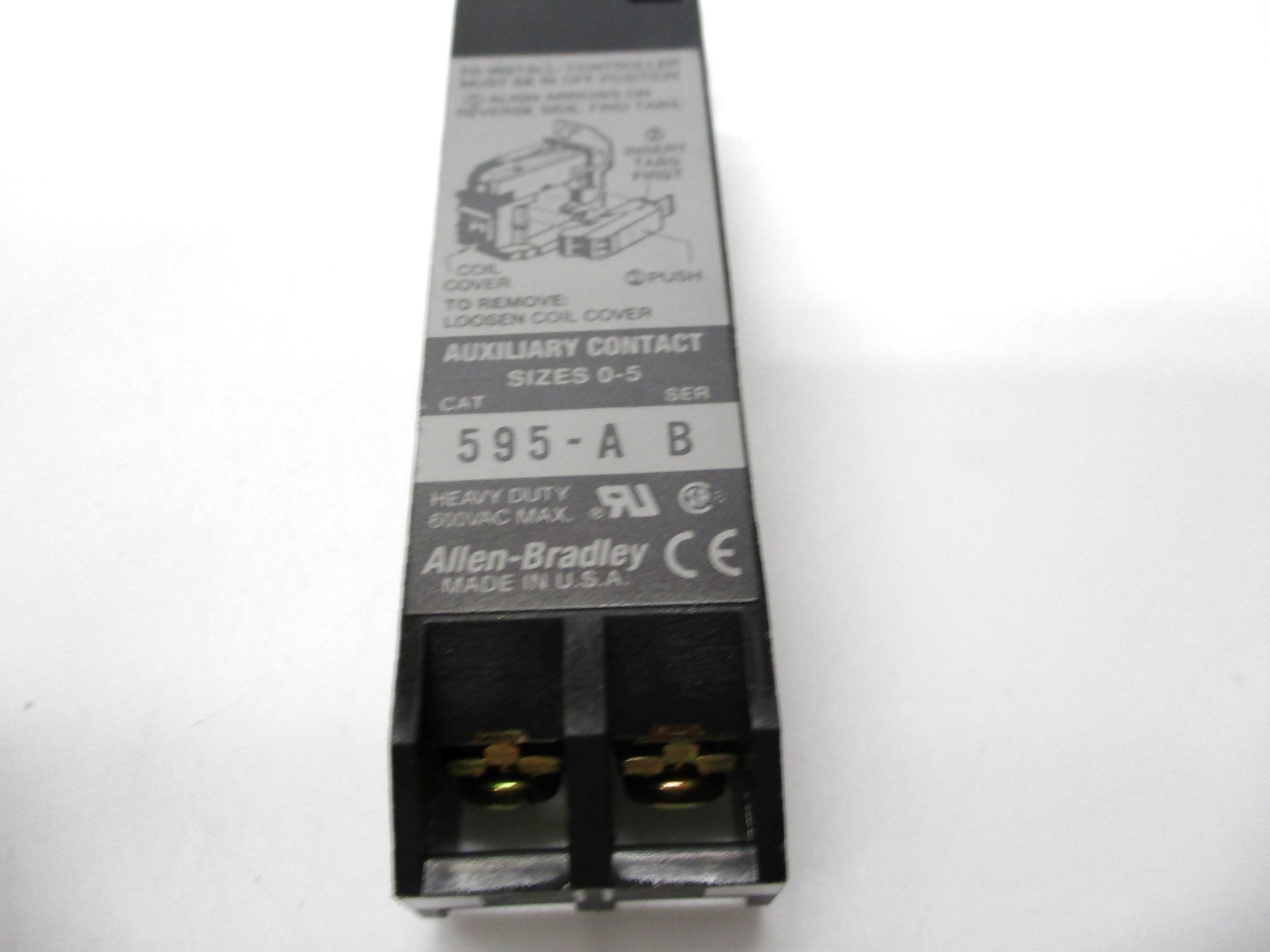 ALLEN BRADLEY 595-A SER. B (GY/BL) NSMP