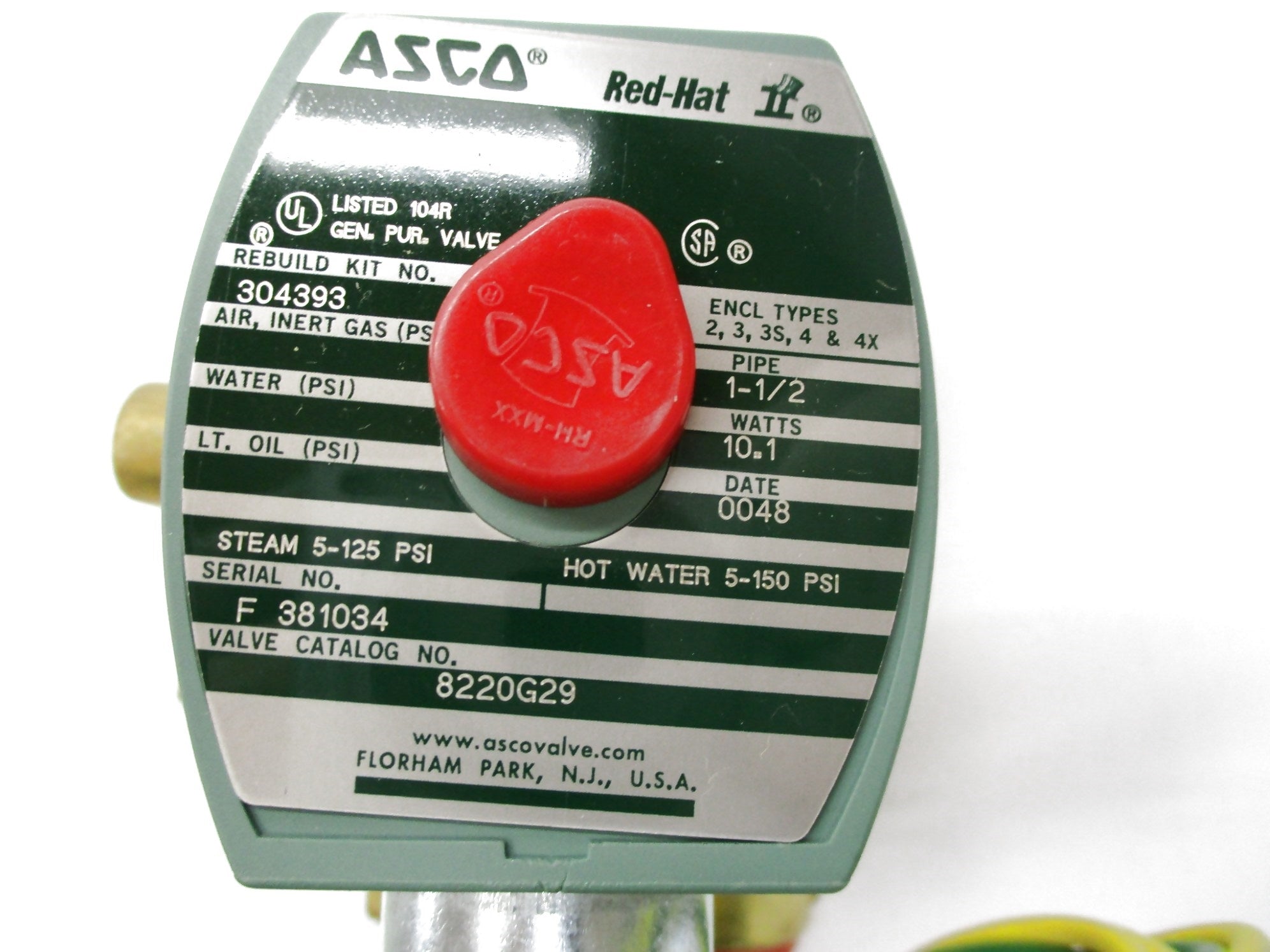 ASCO 8220G29 120V NSMP