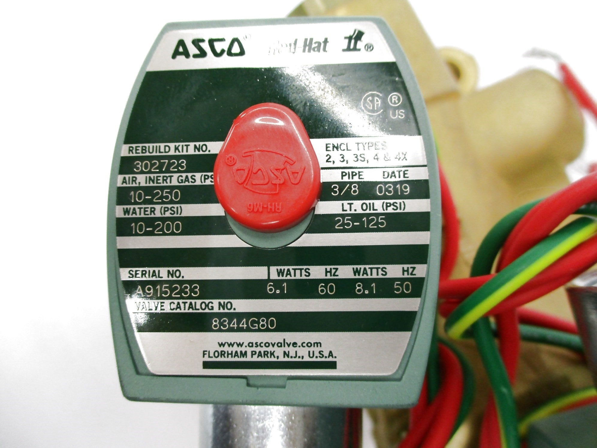 ASCO 8344G80 120V NSMP
