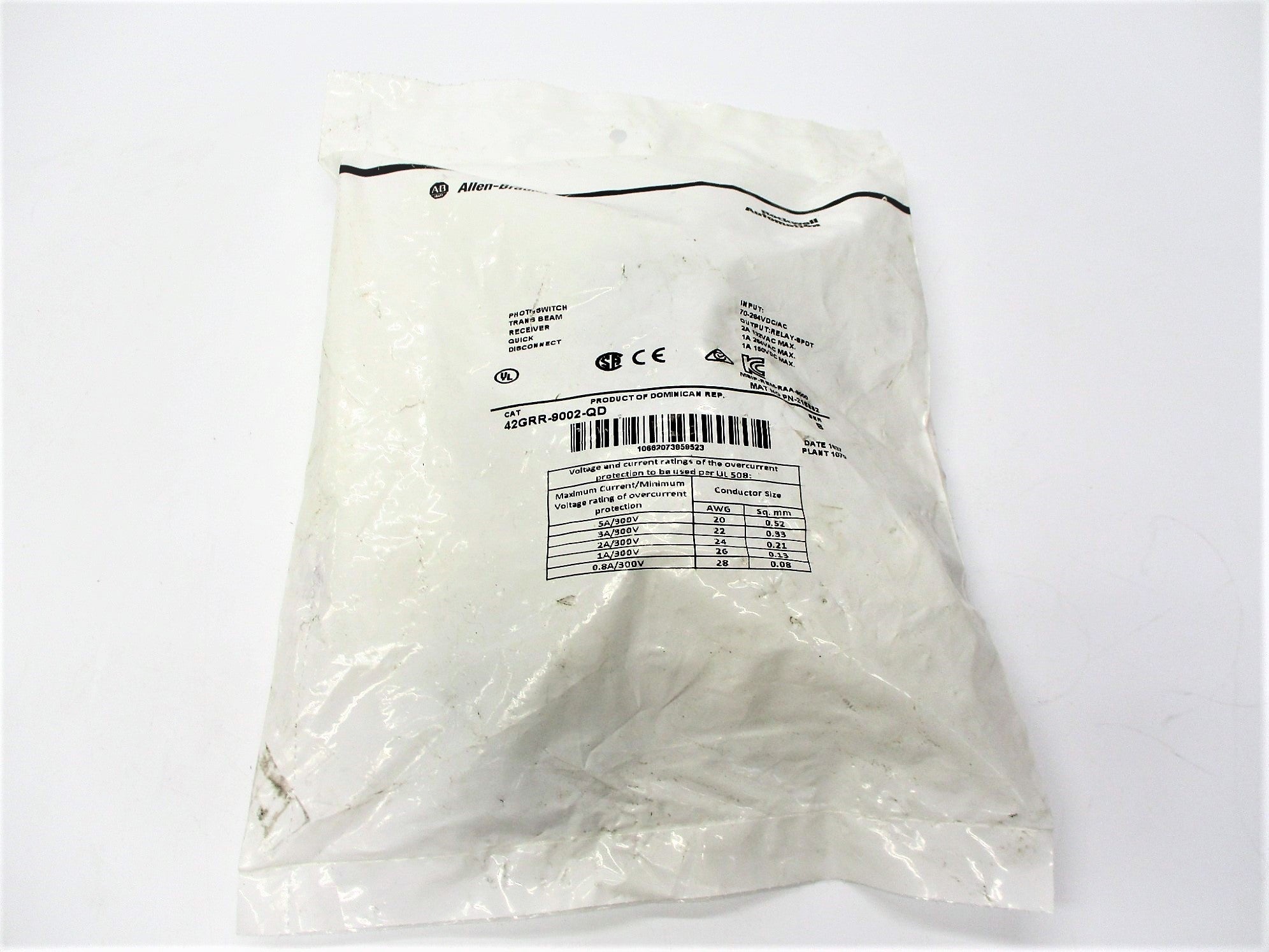 ALLEN BRADLEY 42GRR-9002-QD SER. B NSMP