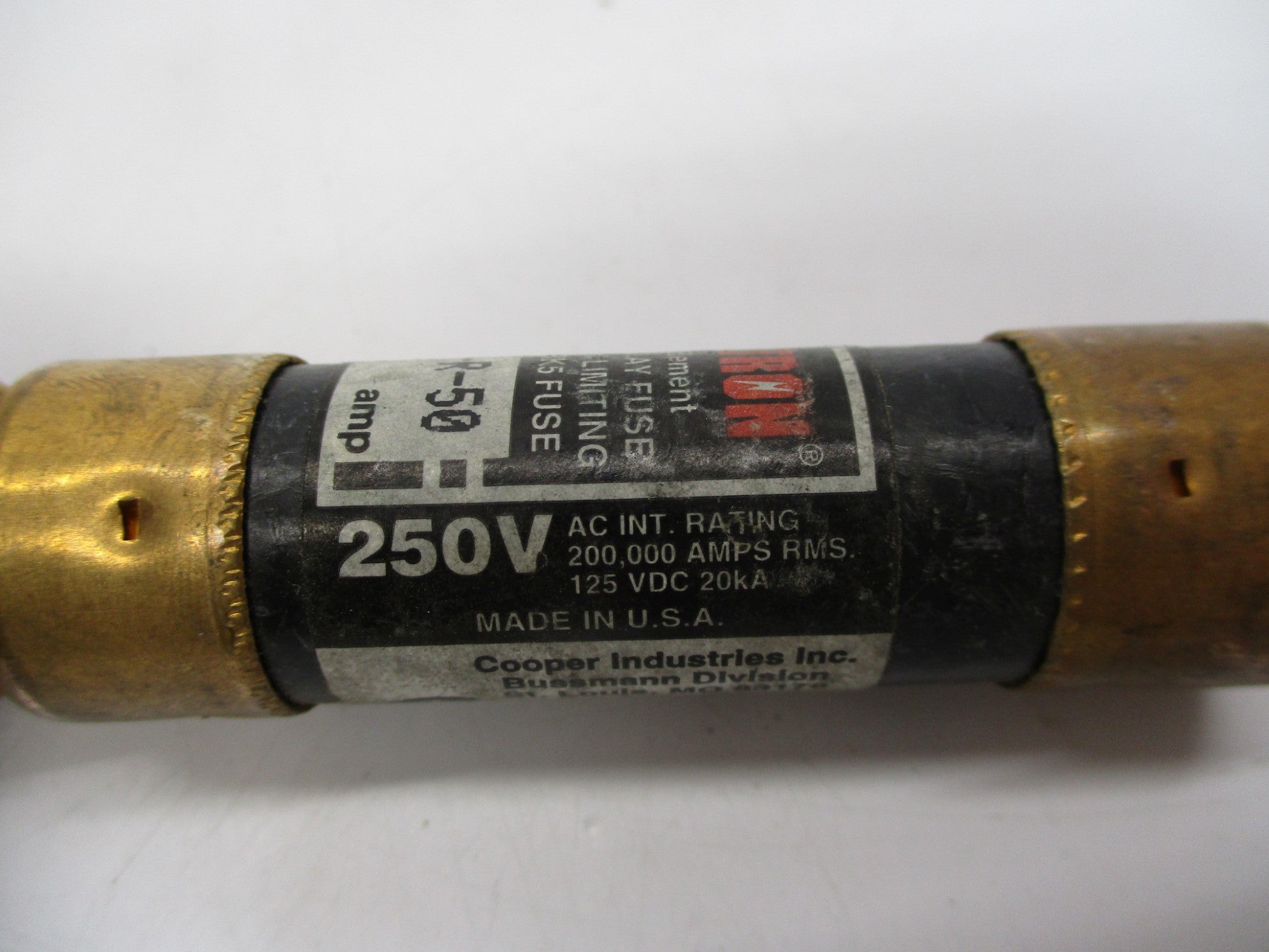 BUSSMANN FRN-R-50 250VAC 50A (BLACK) NSNP
