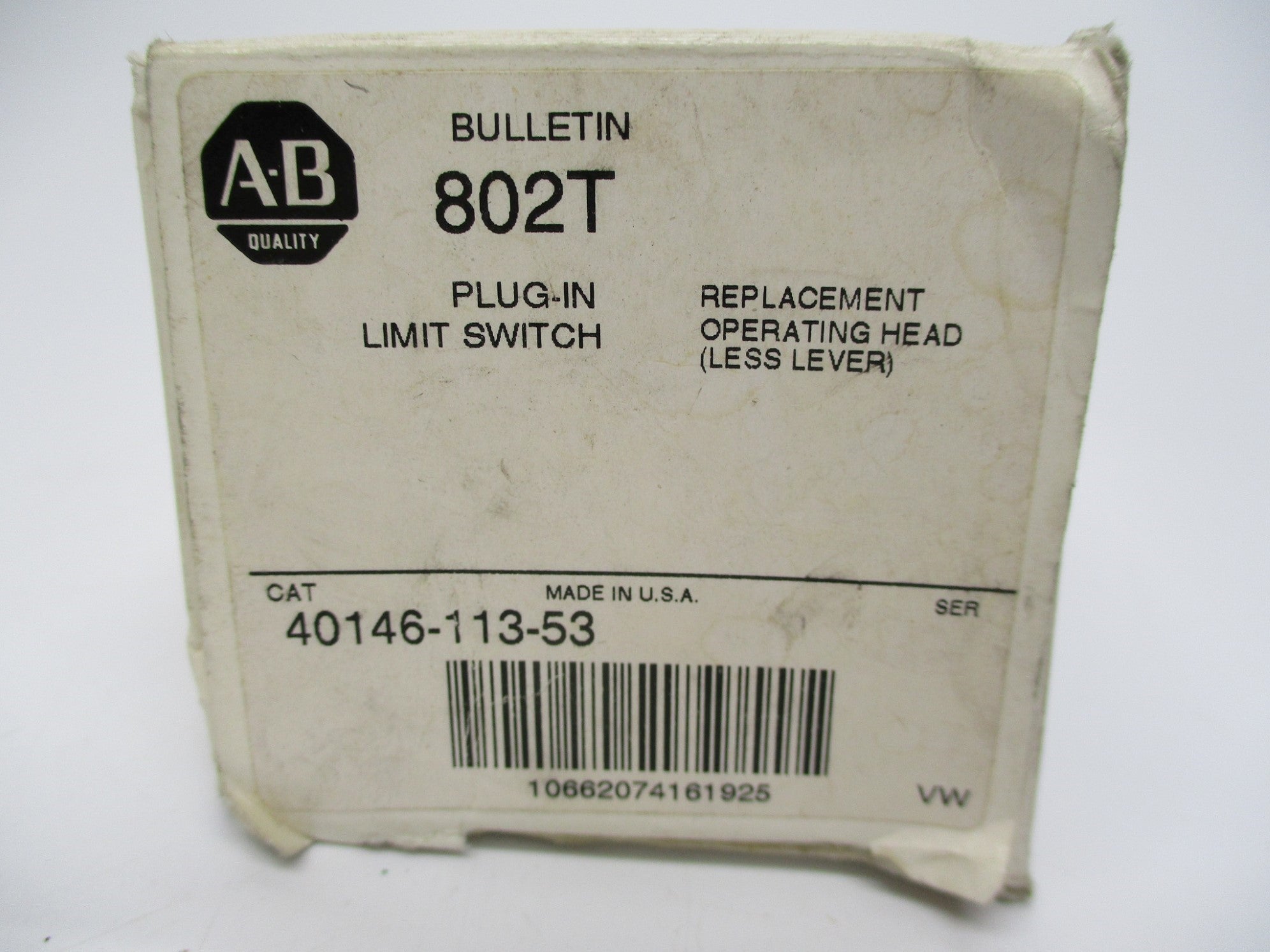 INDUSTRIAL SPARE PART 40146-113-53 (WH) NSMP