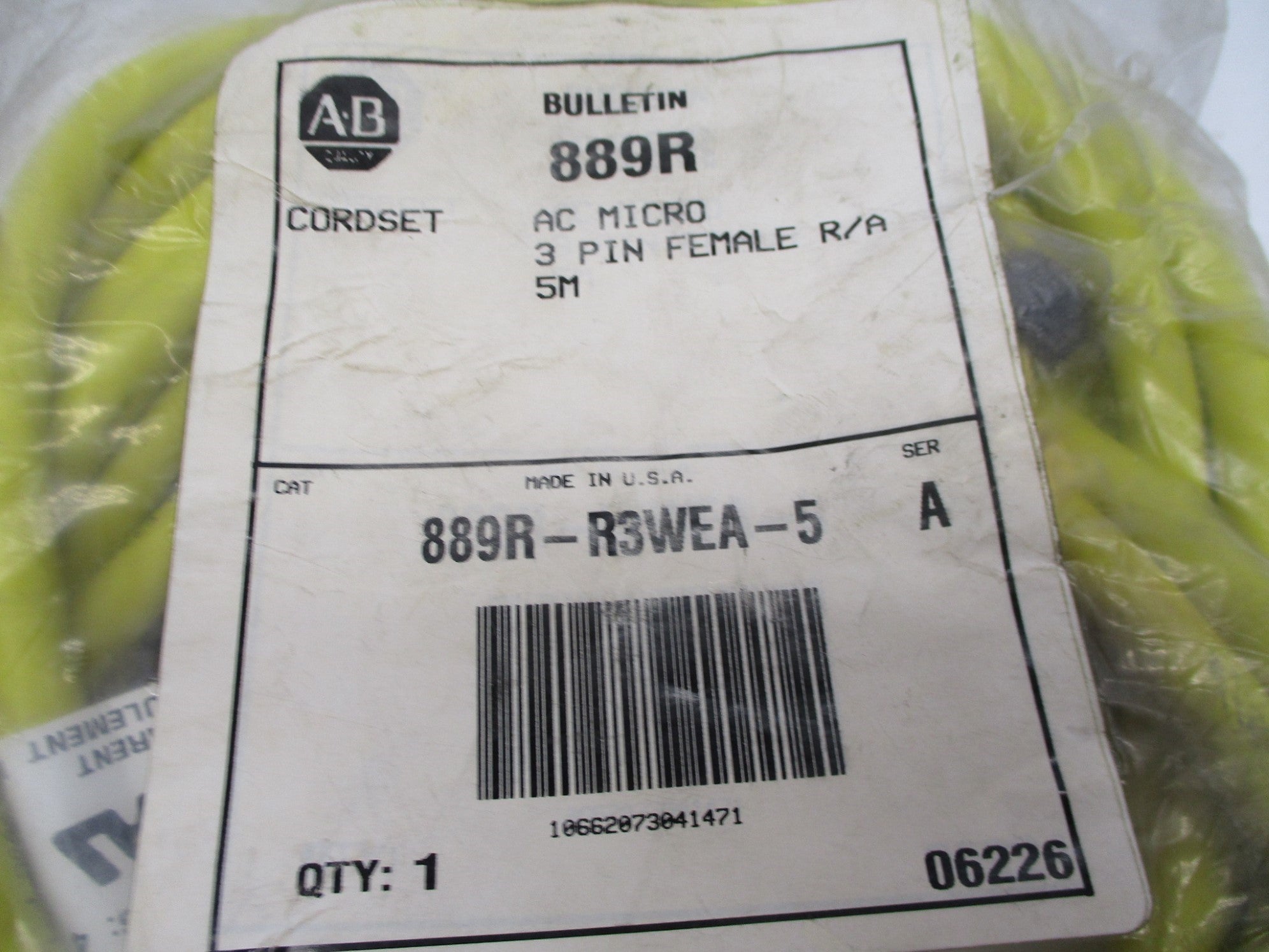 INDUSTRIAL SPARE PART 889R-R3WEA-5 SER. A NSMP