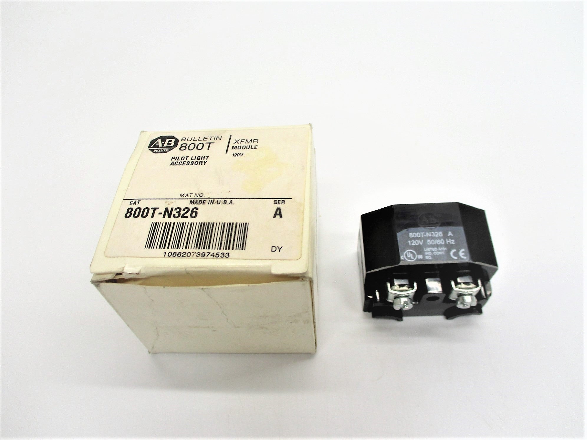 ALLEN BRADLEY 800T-N326 SER. A 120V NSMP