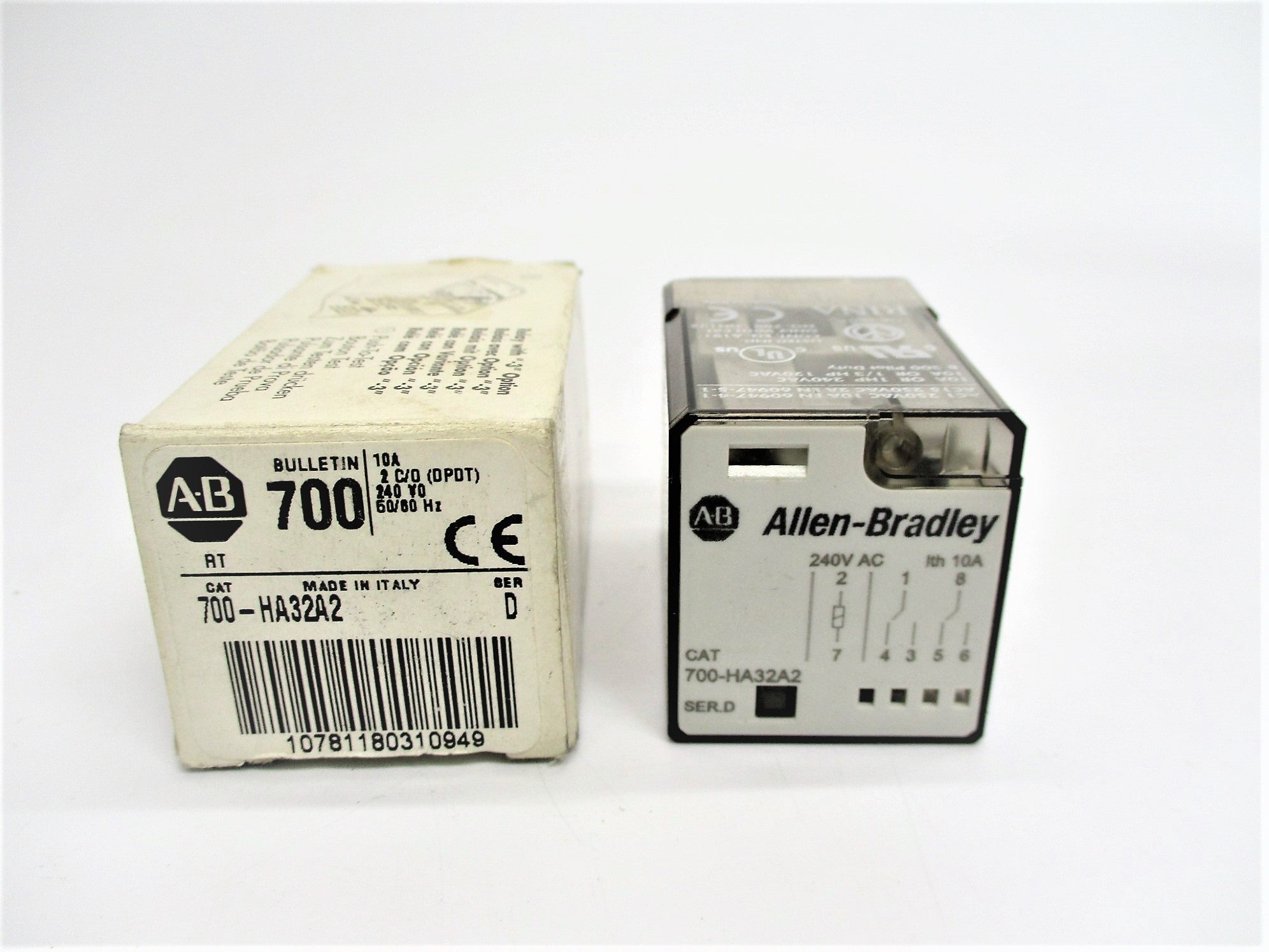 ALLEN BRADLEY 700-HA32A2 SER. D 240V (WH) NSMP