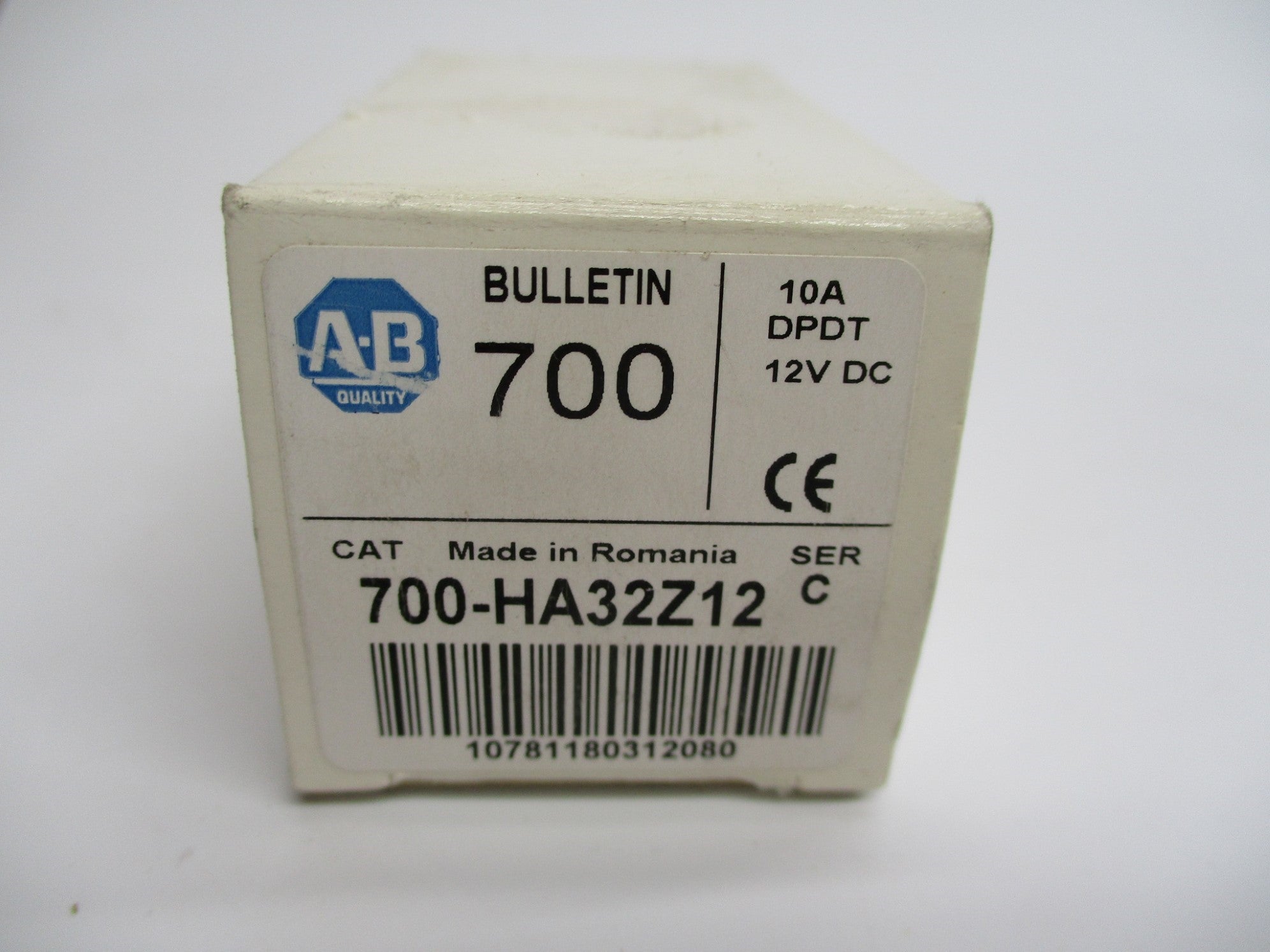 ALLEN BRADLEY 700-HA32Z12 SER. C 12VDC (WH) NSMP