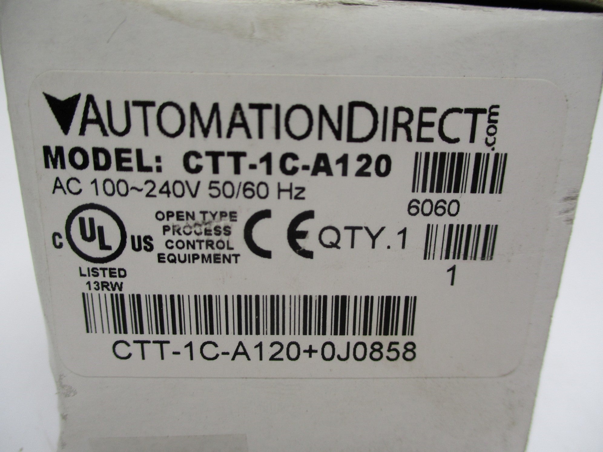 AUTOMATION DIRECT CTT-1C-A120 100-240VAC NSMP