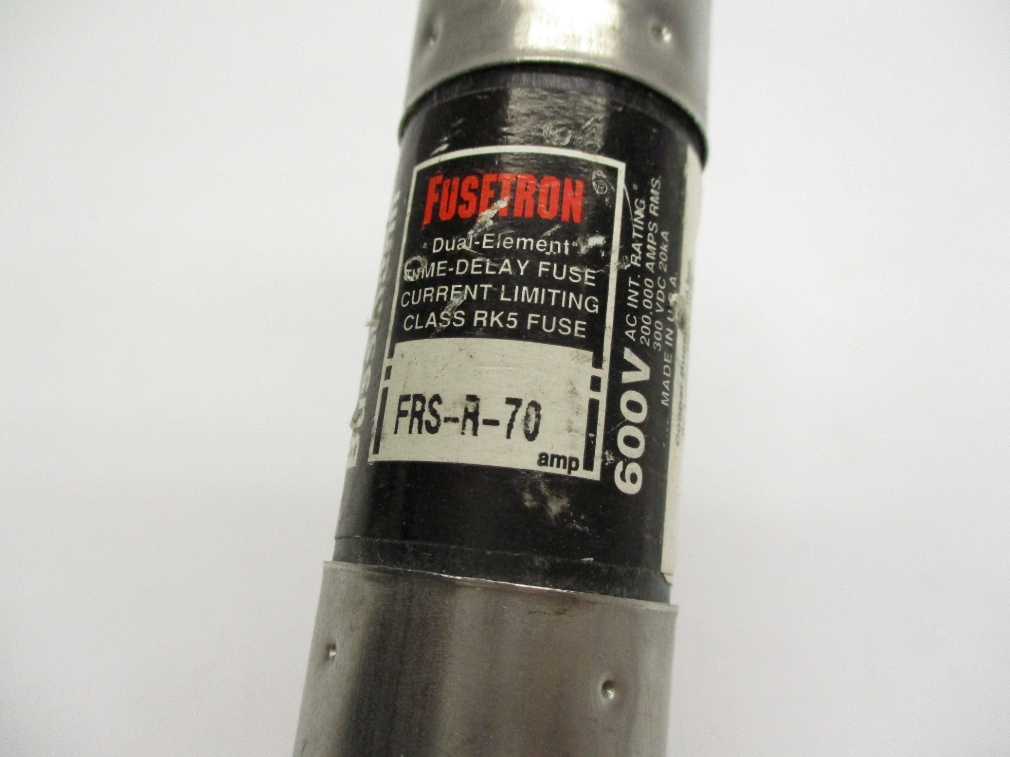 BUSSMANN FUSETRON FRS-R-70 600VAC/300VDC 70A NSNP
