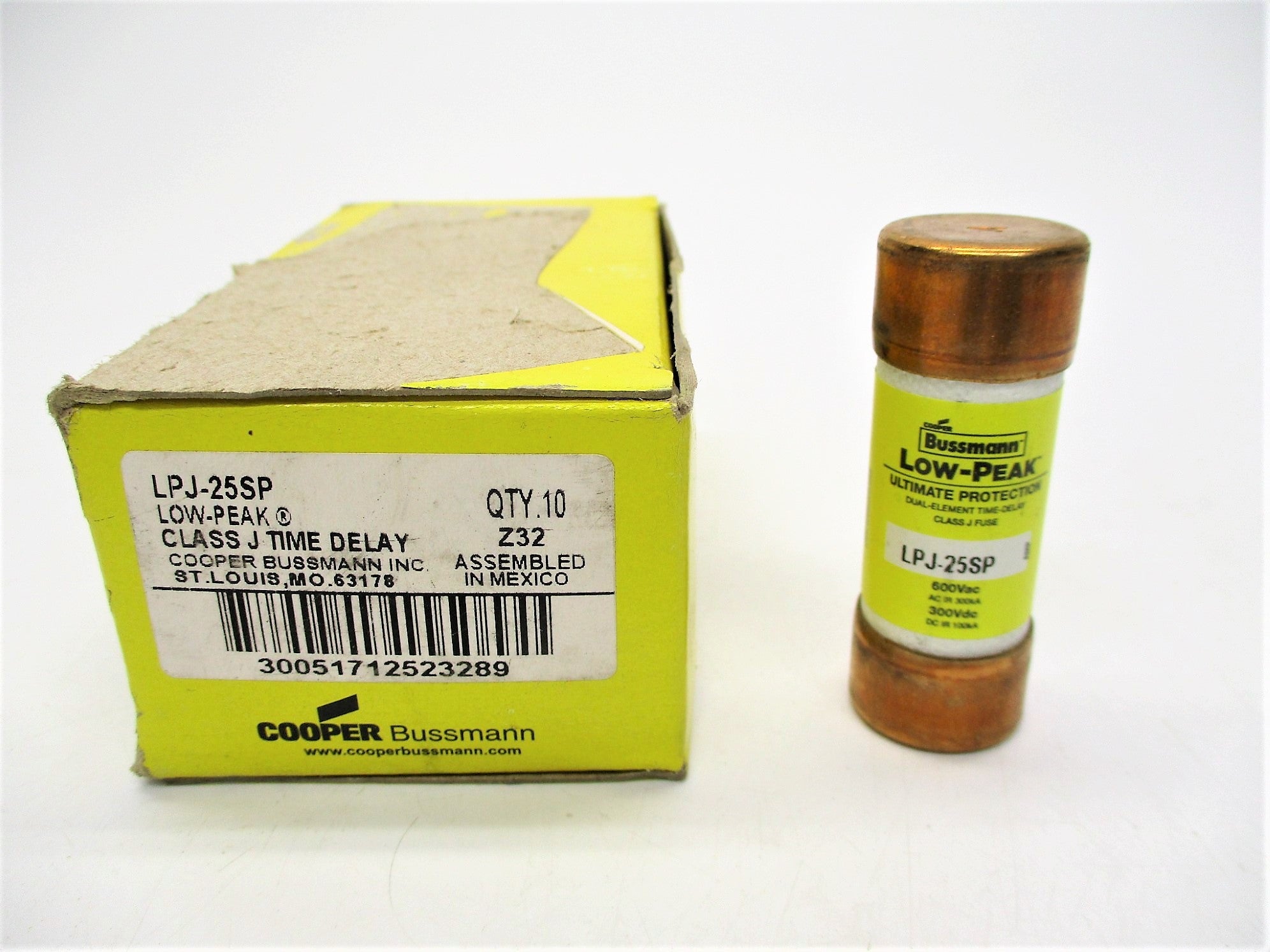 BUSSMANN LPJ-25SP 600VAC 25A (PKG OF 10) (YL/YL) NSMP