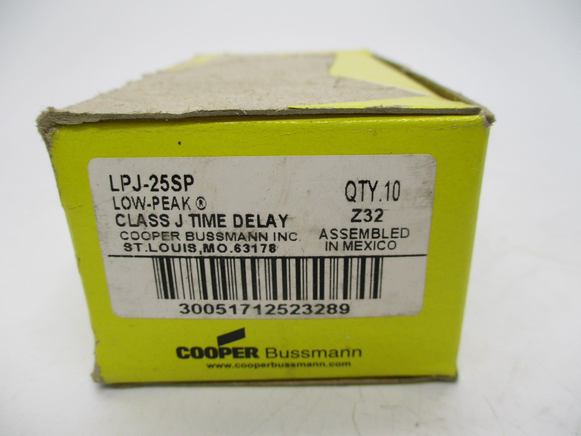 BUSSMANN LPJ-25SP 600VAC 25A (PKG OF 10) (YL/YL) NSMP