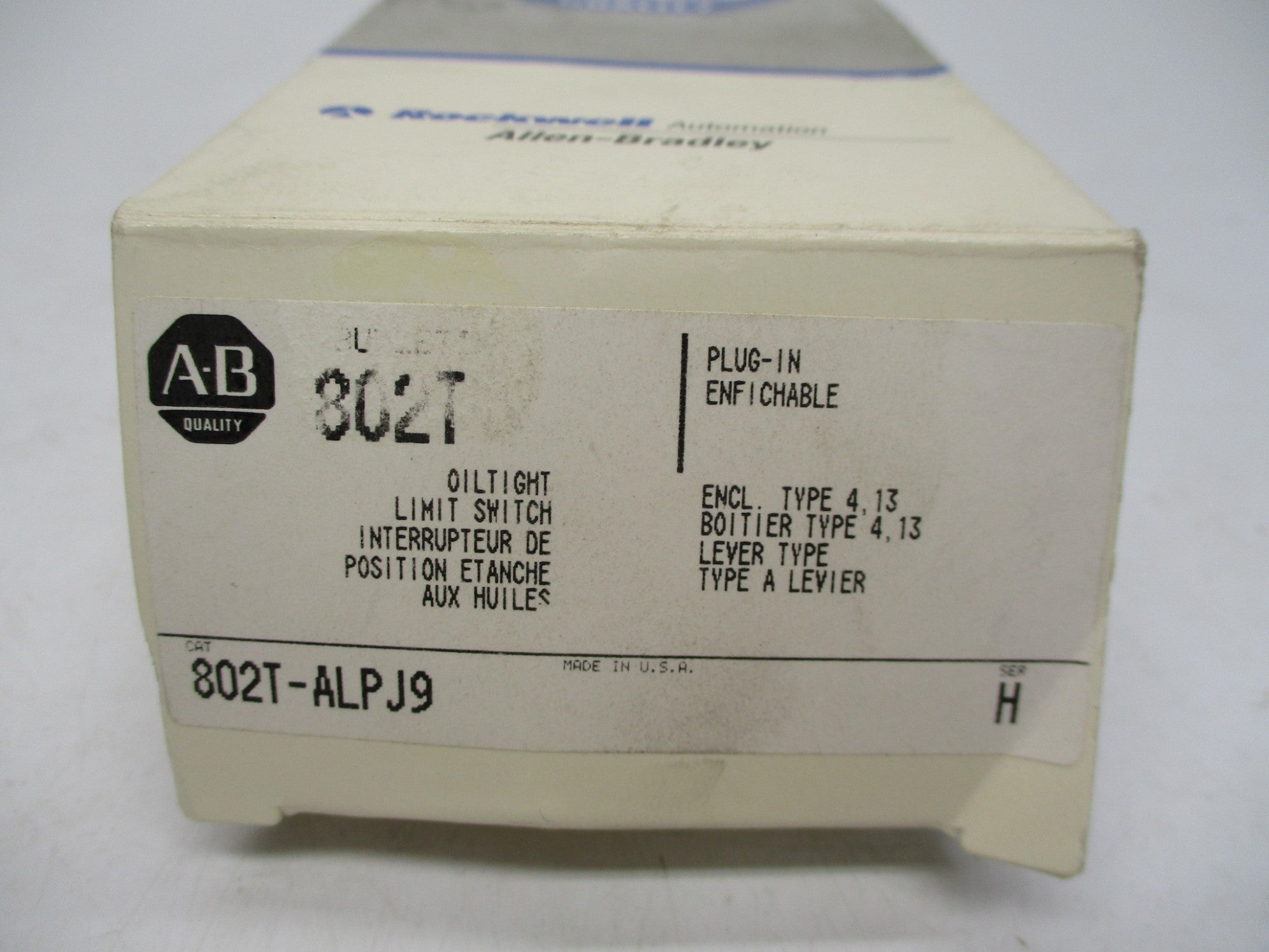 INDUSTRIAL SPARE PART 802T-ALPJ9 SER. H (GY/BL) NSMP