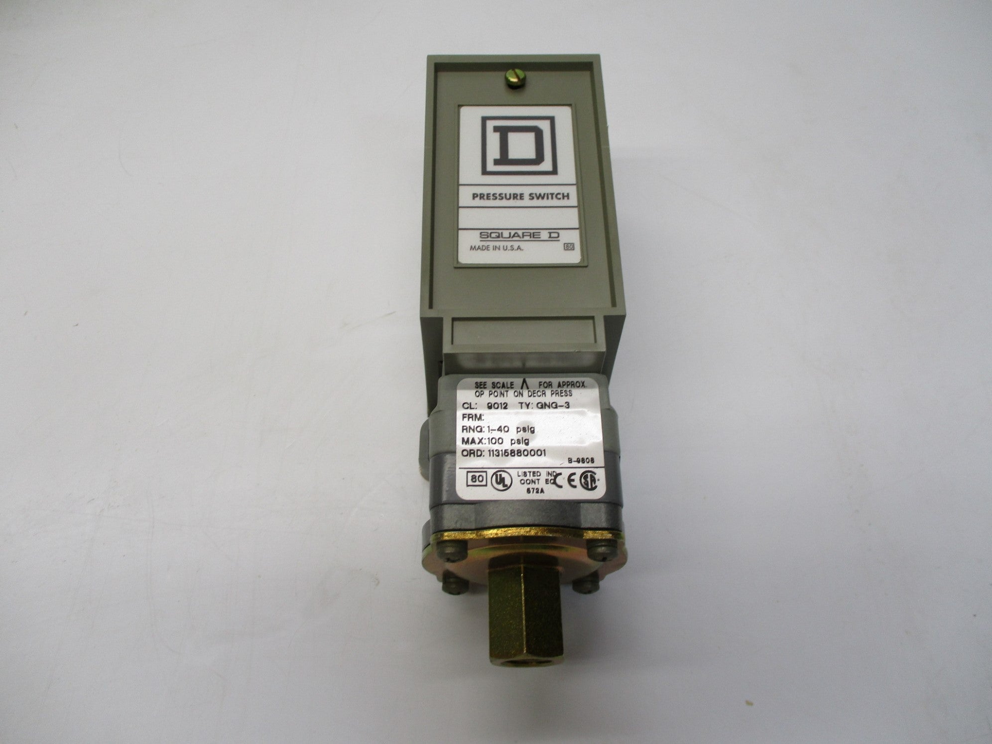 SQUARE D 9012GNG-3 NSMP