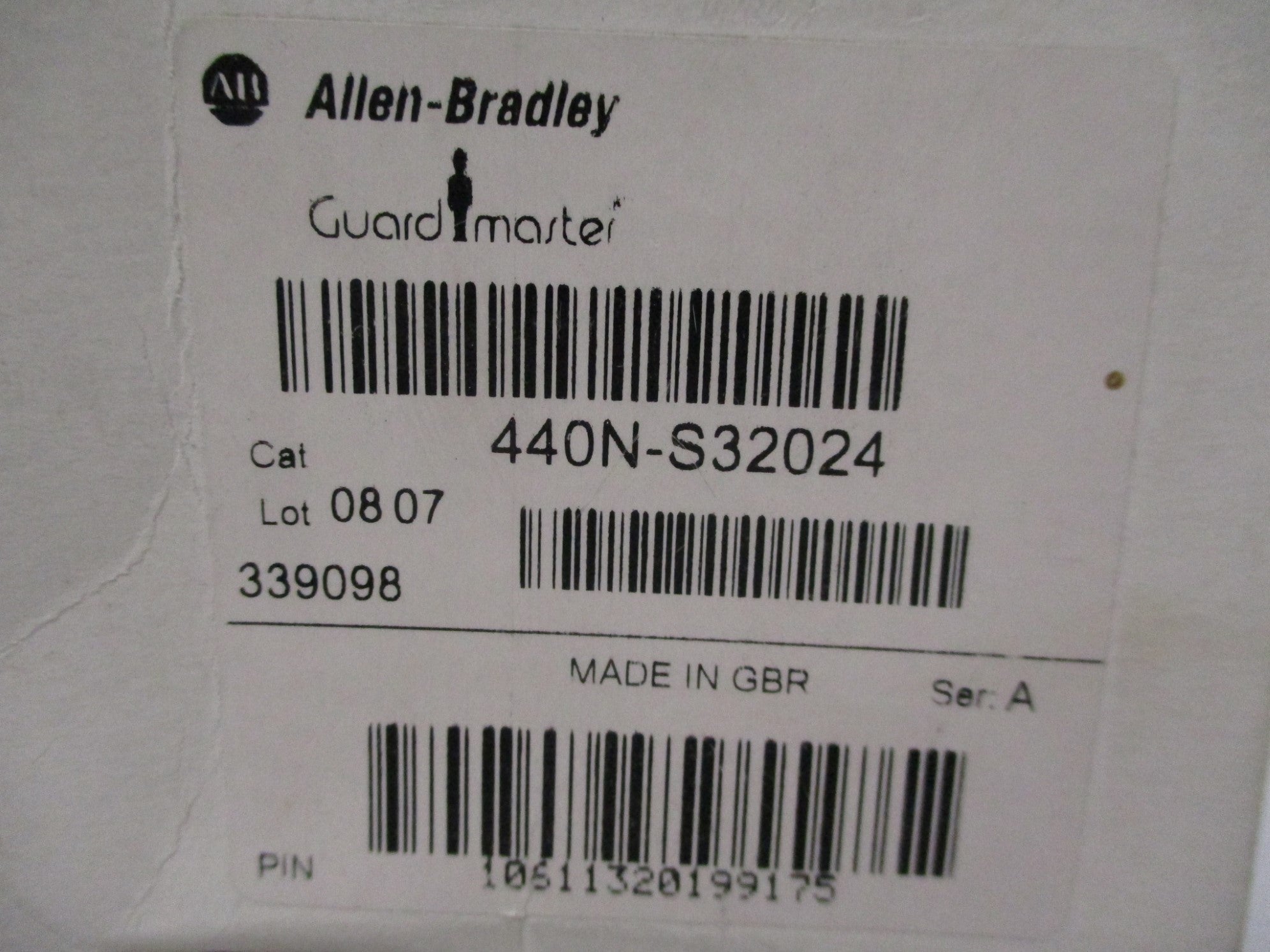 INDUSTRIAL SPARE PART 440N-S32024 SER. A (WH) NSMP