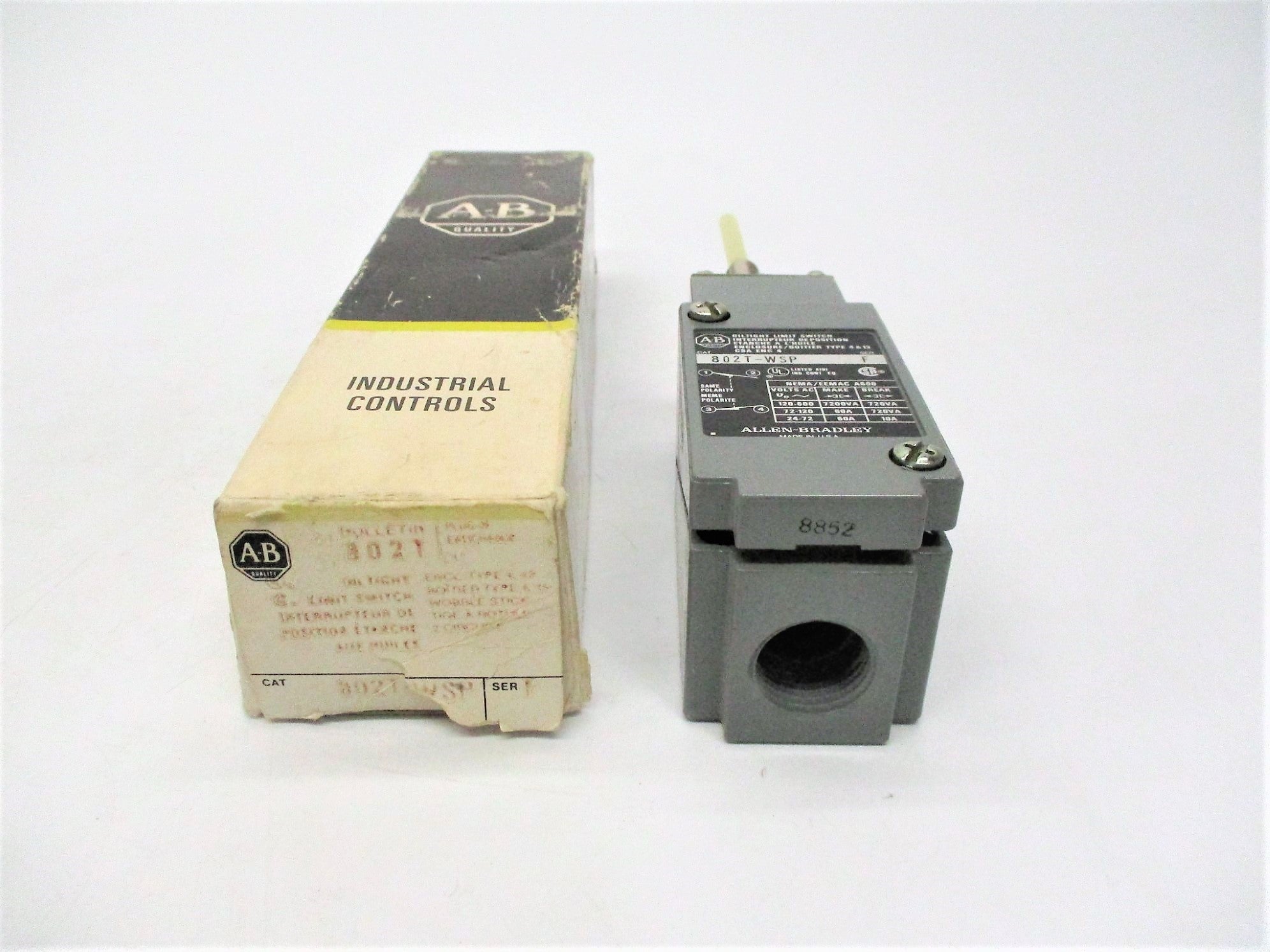 ALLEN BRADLEY 802T-WSP SER. F (BK/GD) NSMP