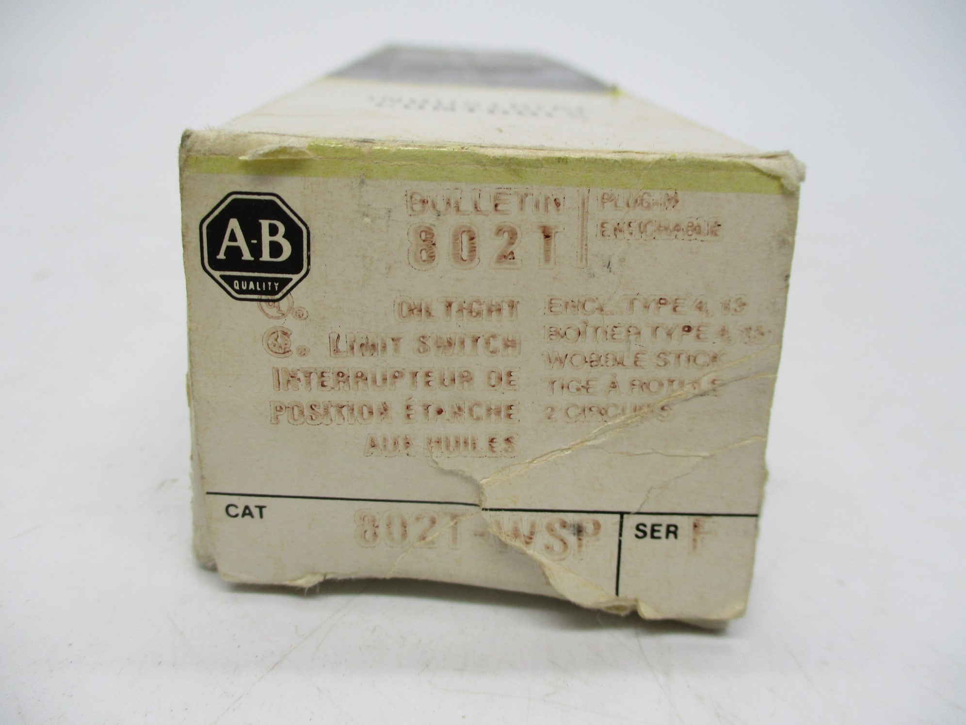ALLEN BRADLEY 802T-WSP SER. F (BK/GD) NSMP