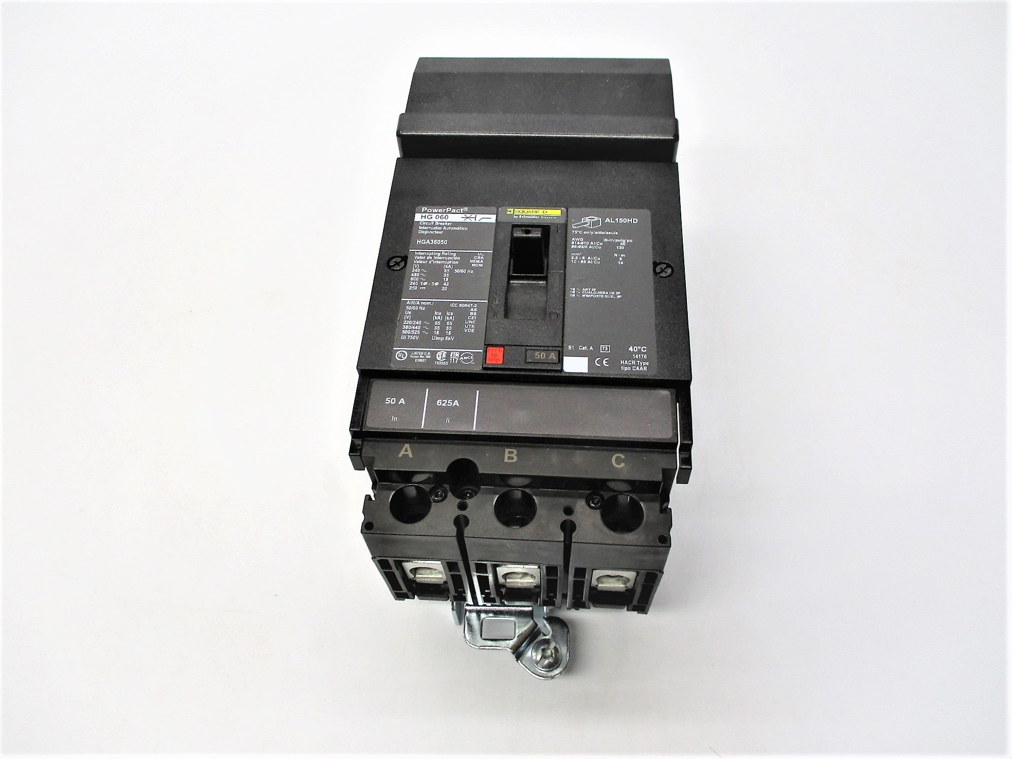 SQUARE D HGA36050 50A 600V NSNP