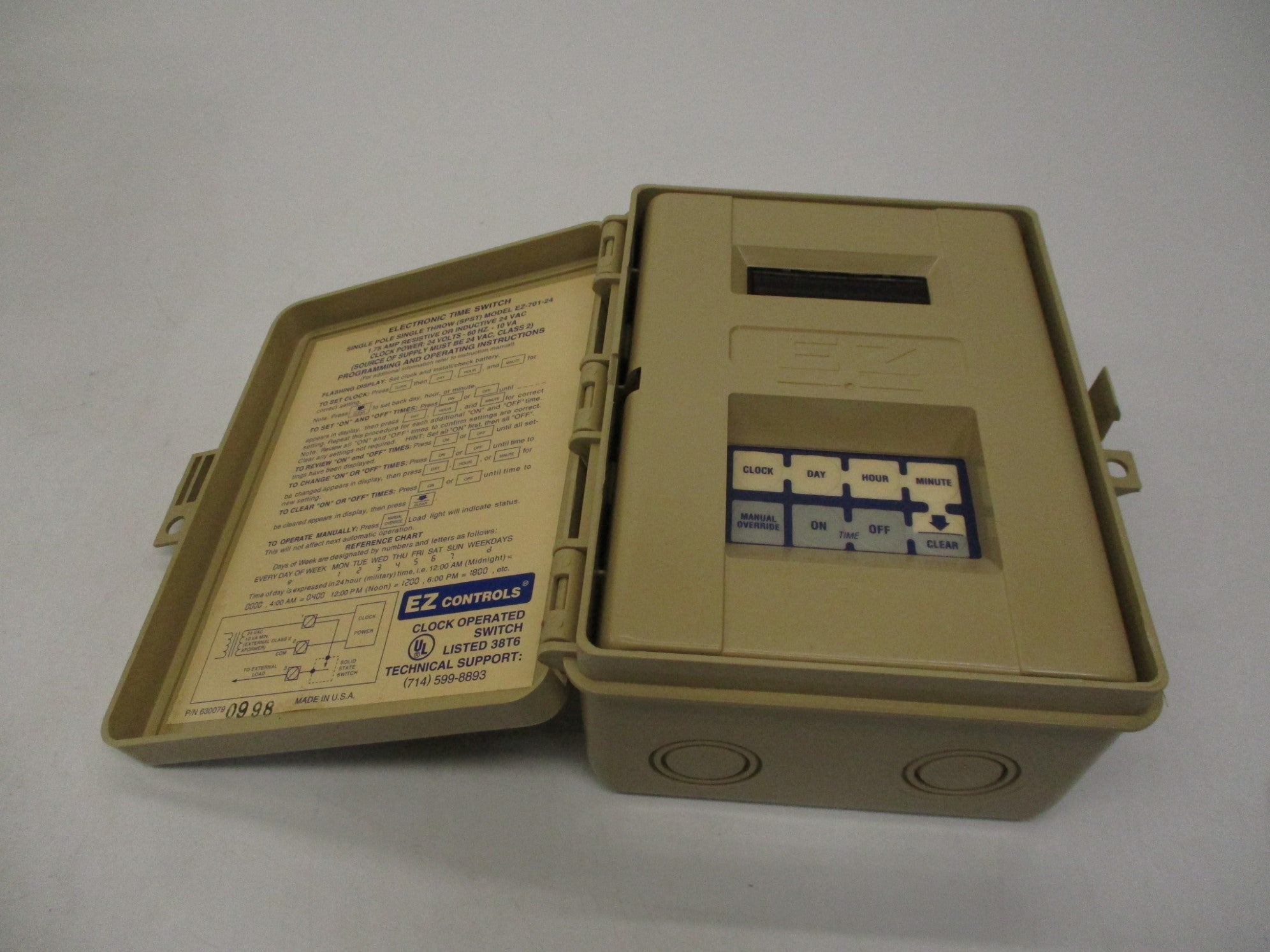 EZ CONTROLS EZ-701-24 NSNP