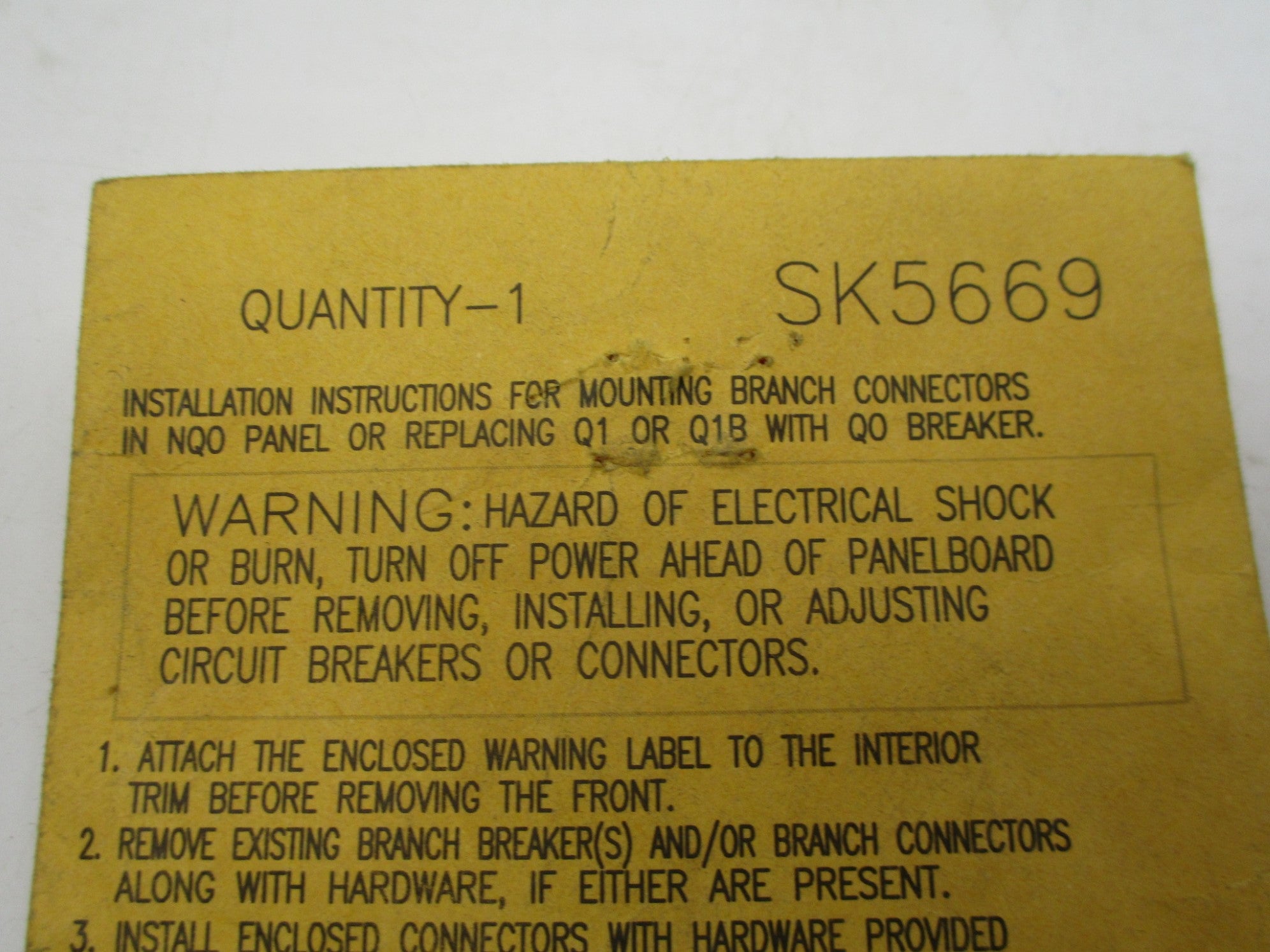 SQUARE D SK5669 NSMP