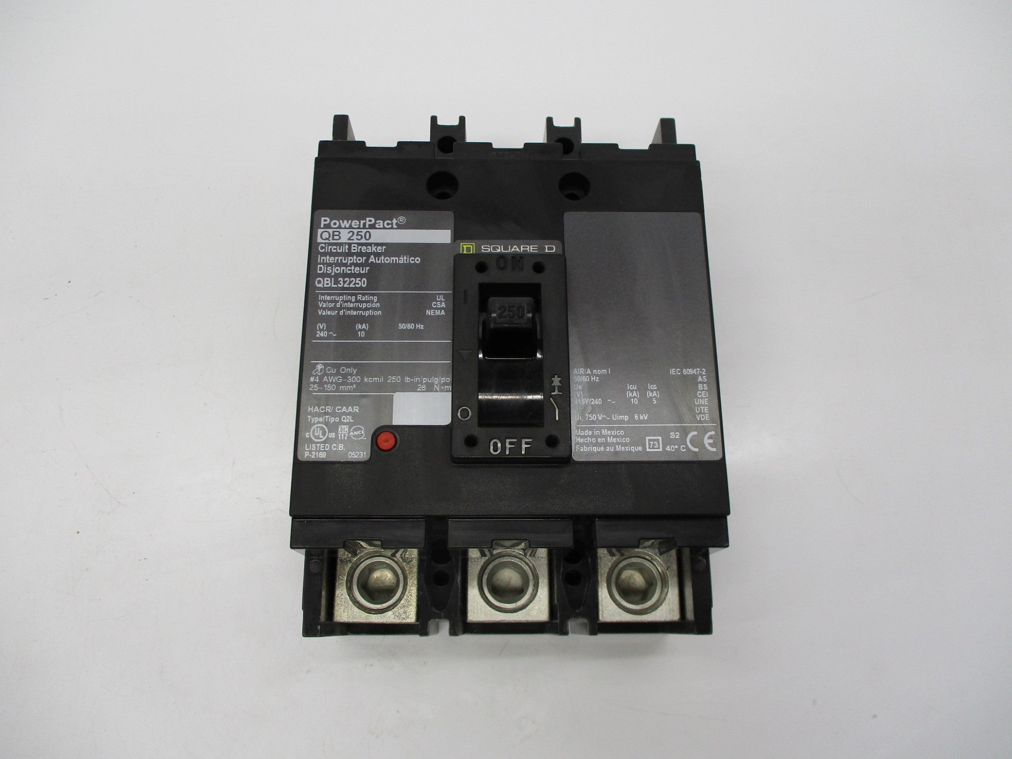 SQUARE D QBL32250 250A 240V NSMP