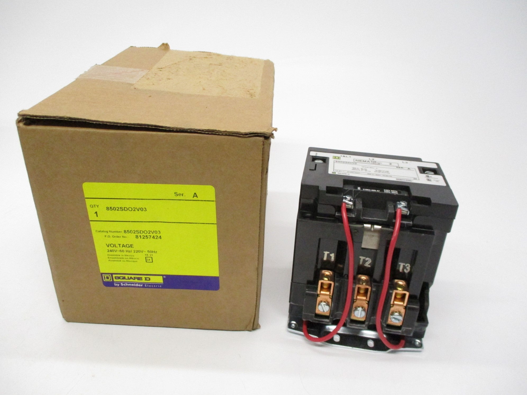 SQUARE D 8502SDO2V03 SER. A 220/240V NSMP