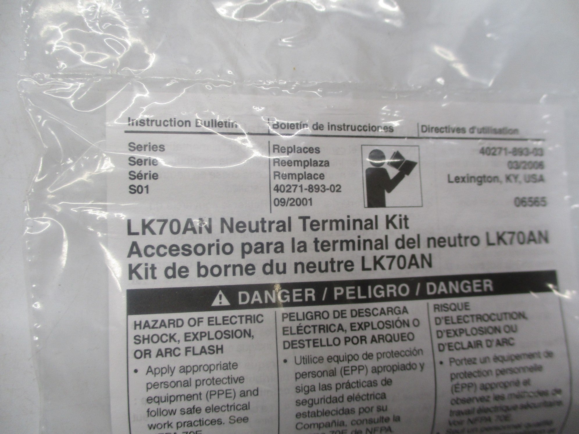SQUARE D LK70AN SER. S01 NSMP