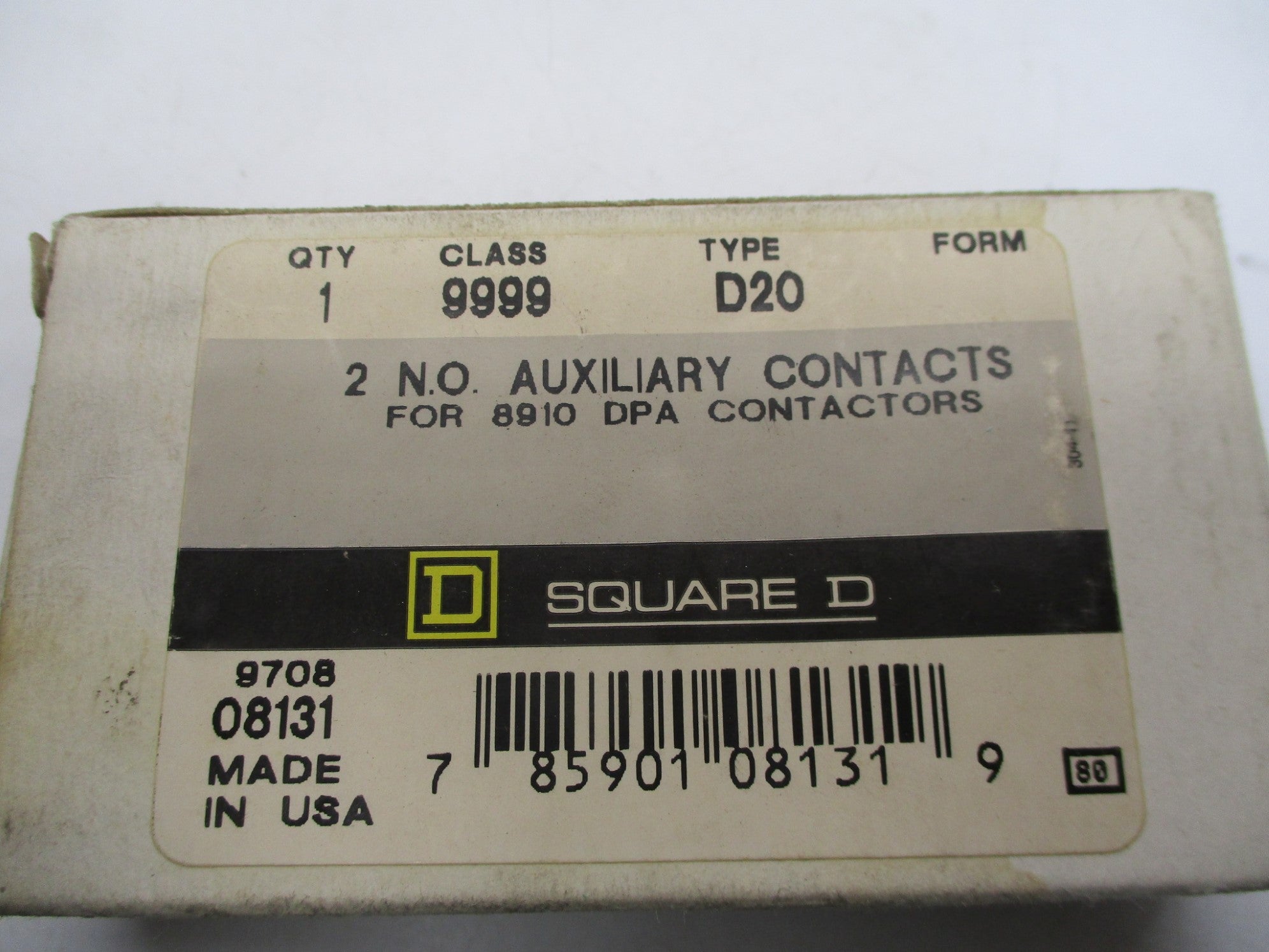 SQUARE D 9999D20 NSMP