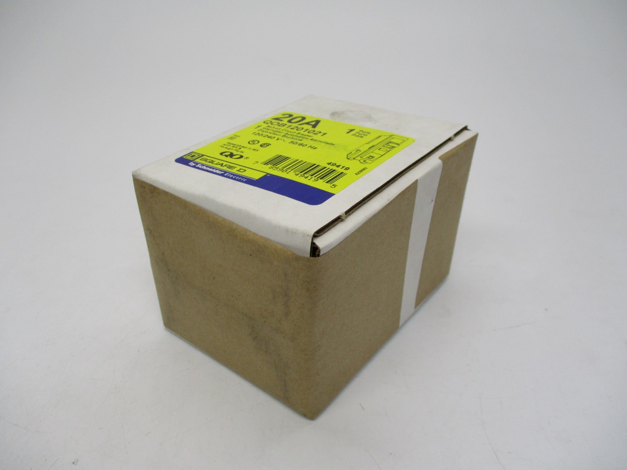 SQUARE D QOB1201021 20A 120/240V NSFS
