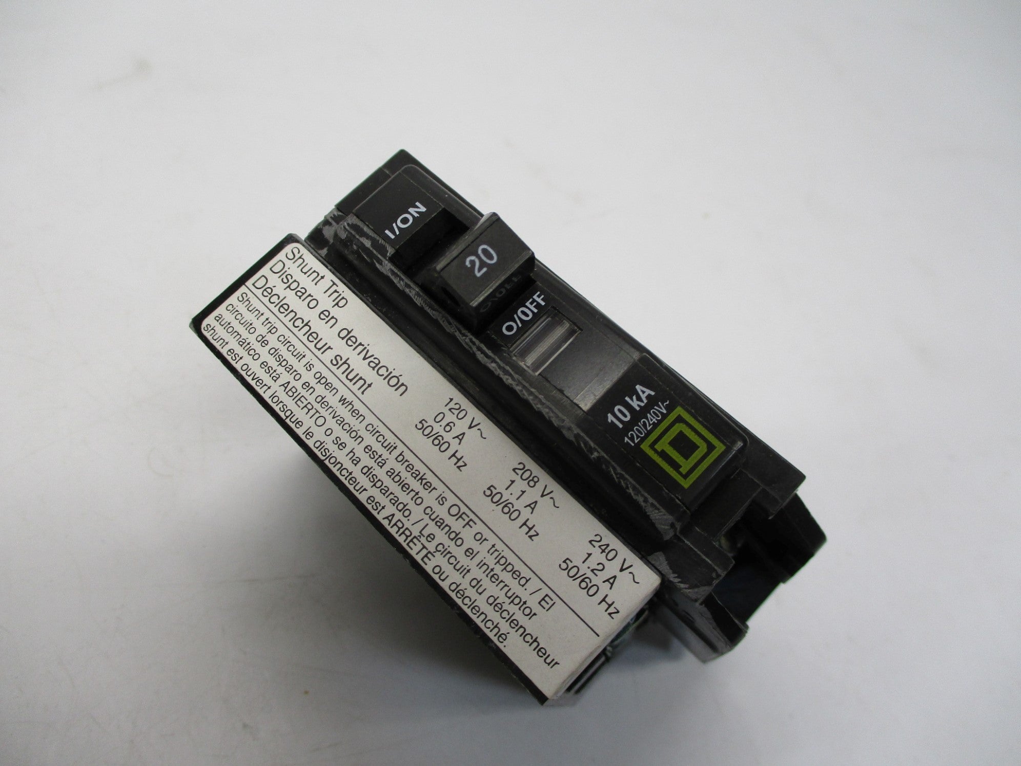 SQUARE D QOB1201021 20A 120/240V NSMP