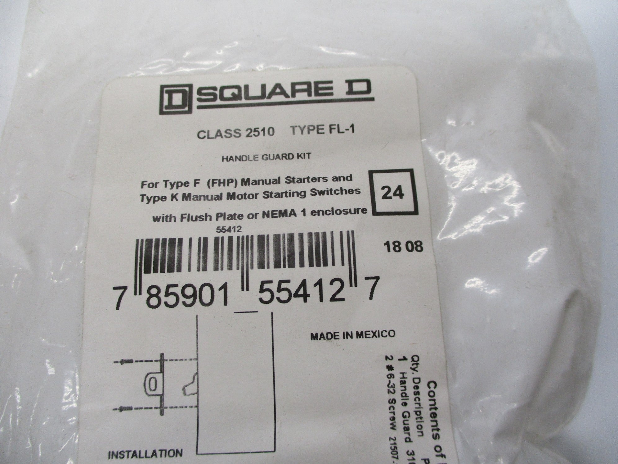 SQUARE D 2510FL-1 NSMP