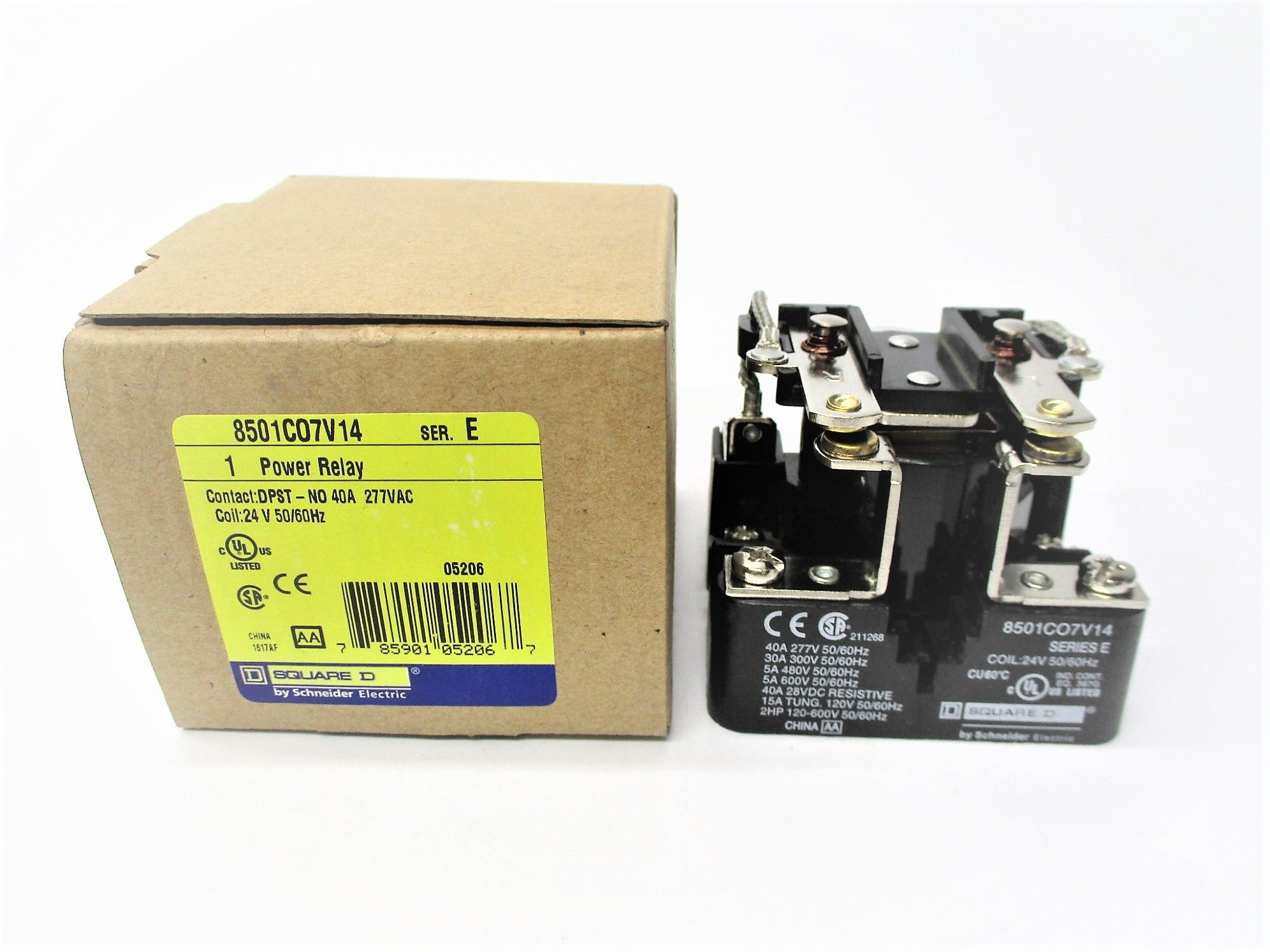 SQUARE D 8501CO7V14 SER. E 24V NSMP