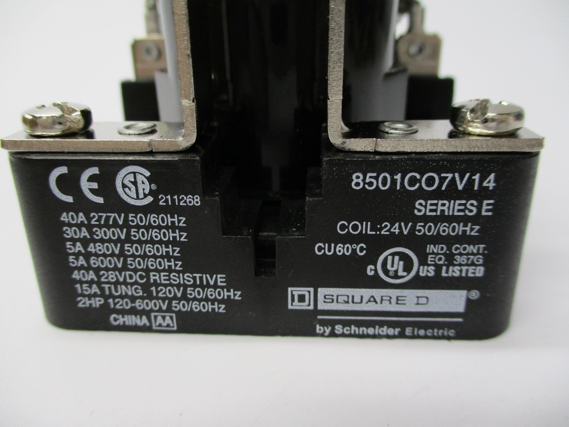 SQUARE D 8501CO7V14 SER. E 24V NSMP