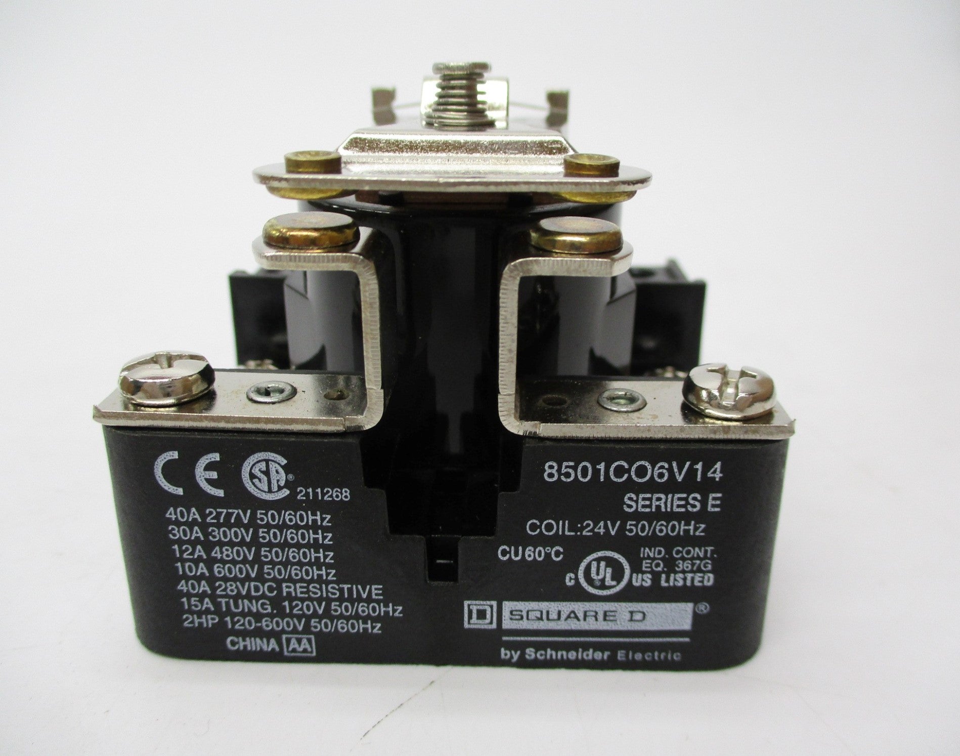 SQUARE D 8501CO6V14 SER. E 24V NEW IN SQUARE D FACTORY BOX NSMP