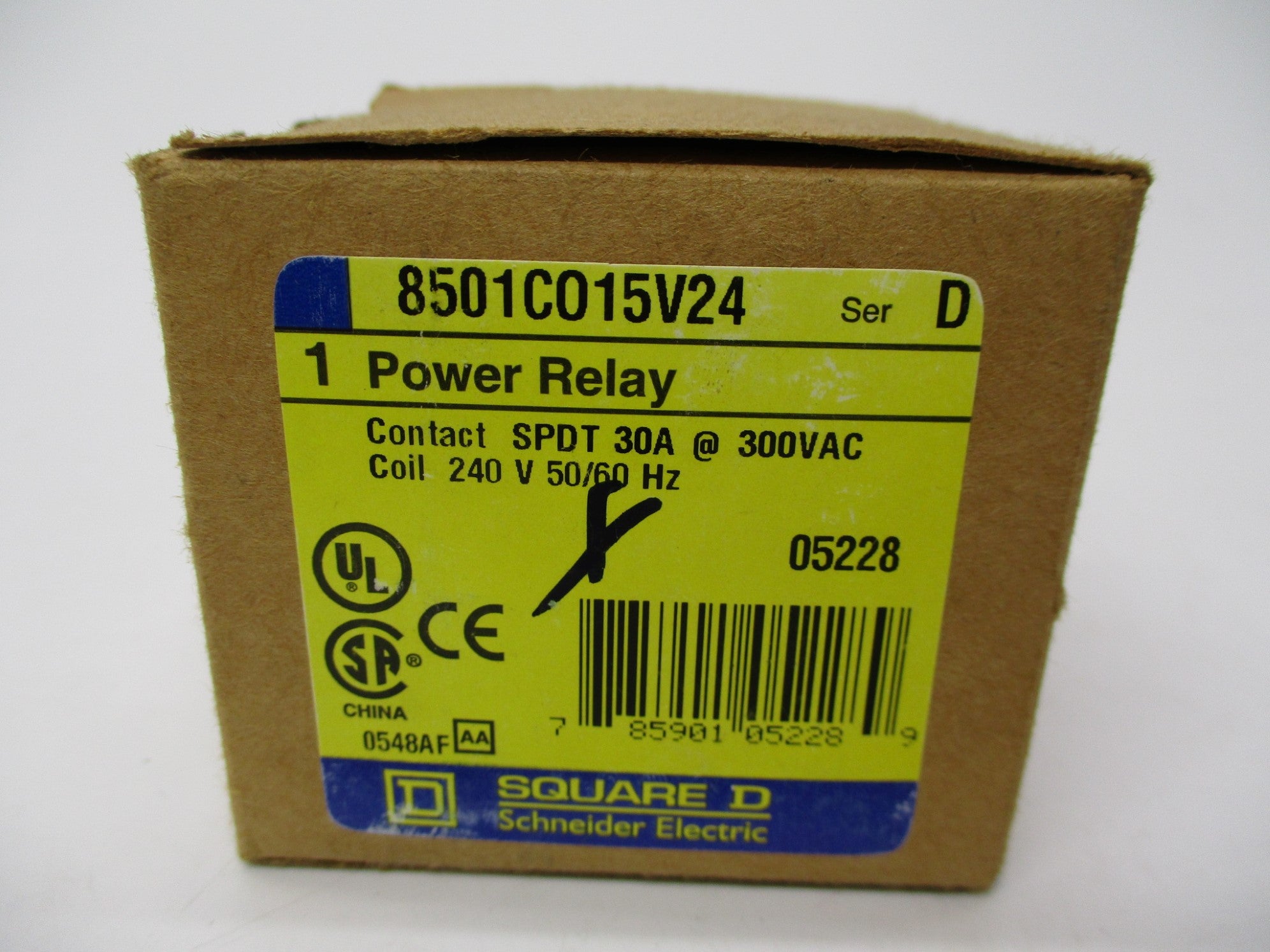 SQUARE D 8501CO15V24 SER. D 240V NSMP