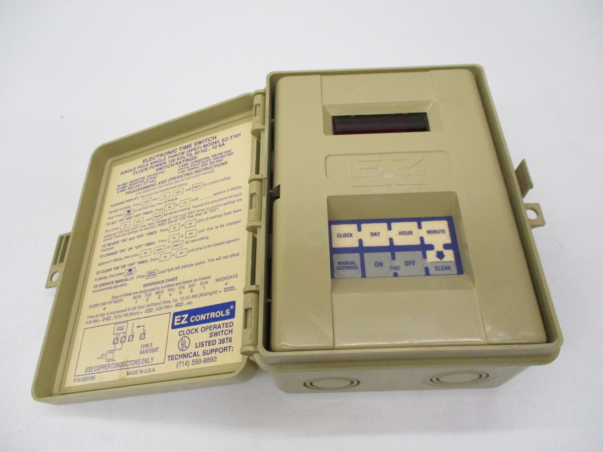 EZ COTNROLS EZ-T101 NSNP