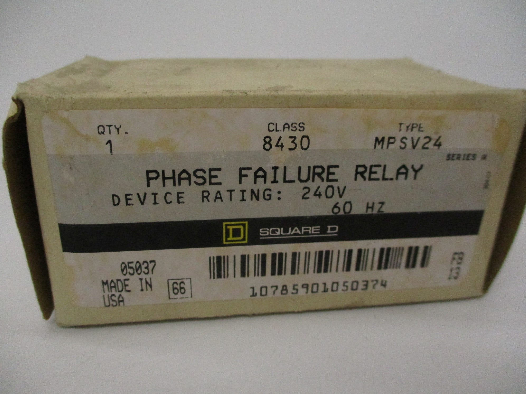 SQUARE D 8430MPSV24 SER. A 240V NSMP