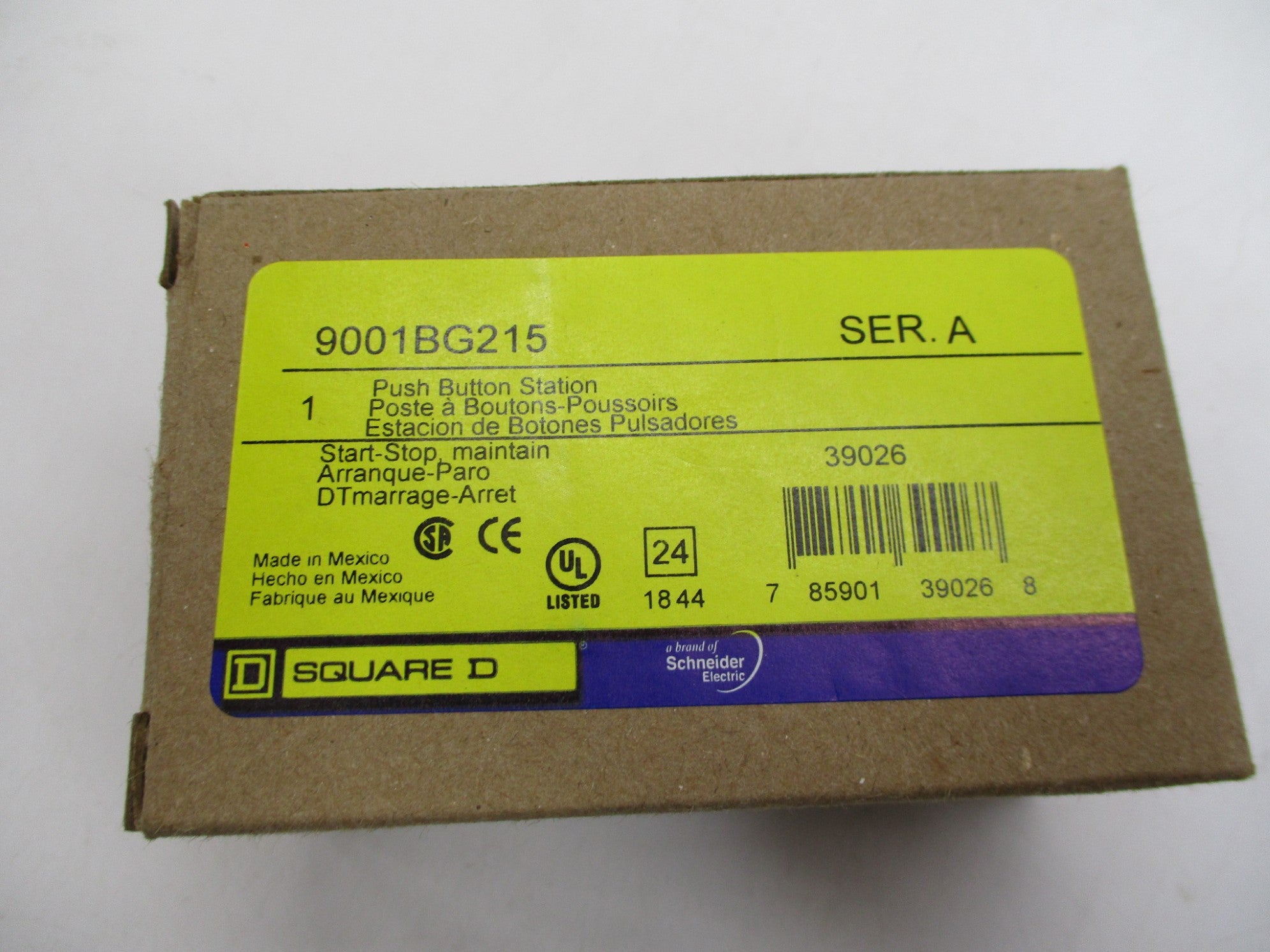 SQUARE D 9001BG215 SER. A NSMP