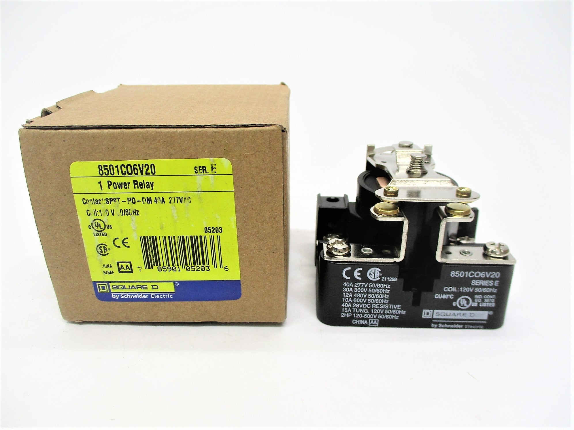 SQUARE D 8501CO6V20 SER. E 120V NSMP