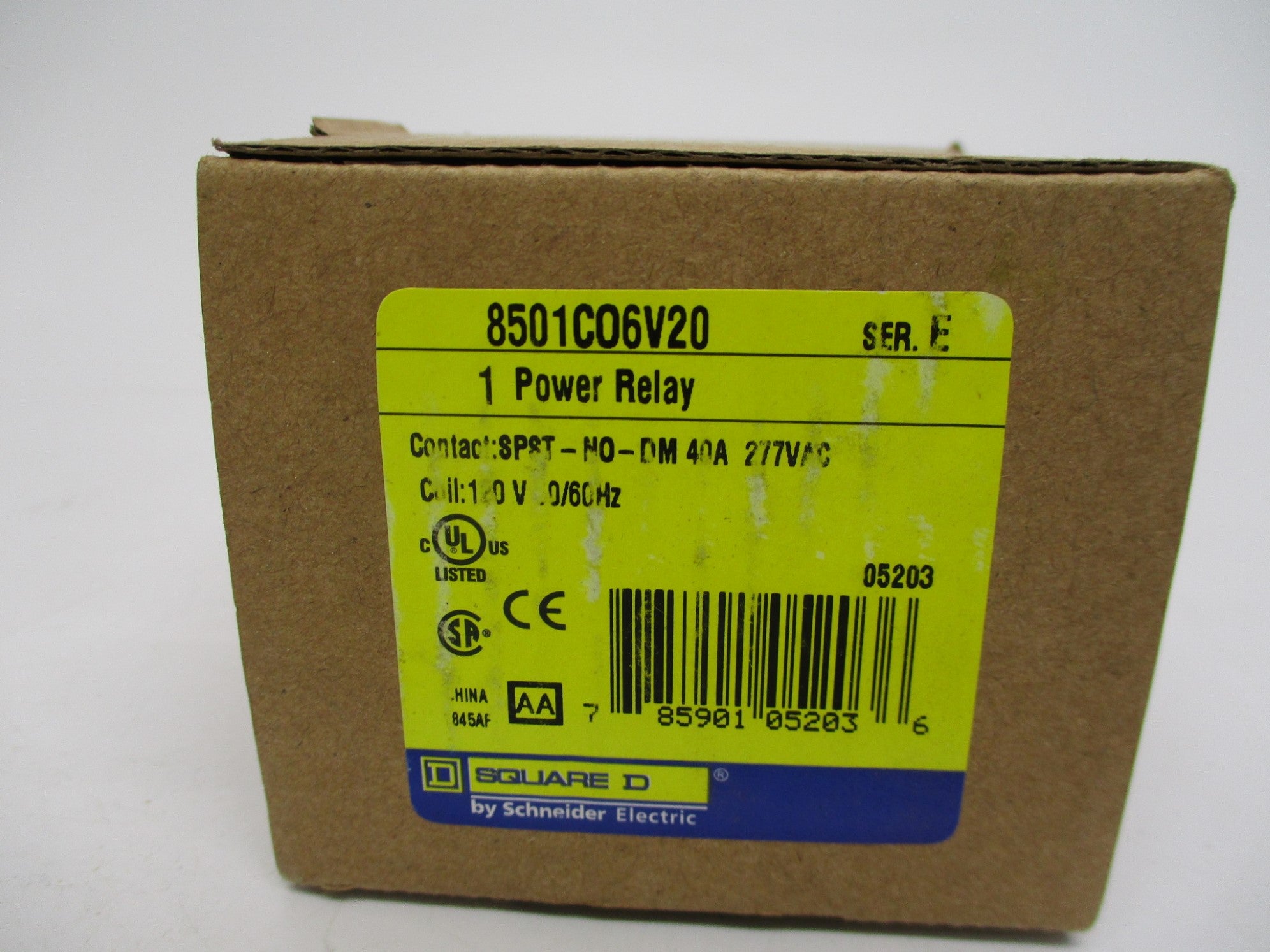 SQUARE D 8501CO6V20 SER. E 120V NSMP
