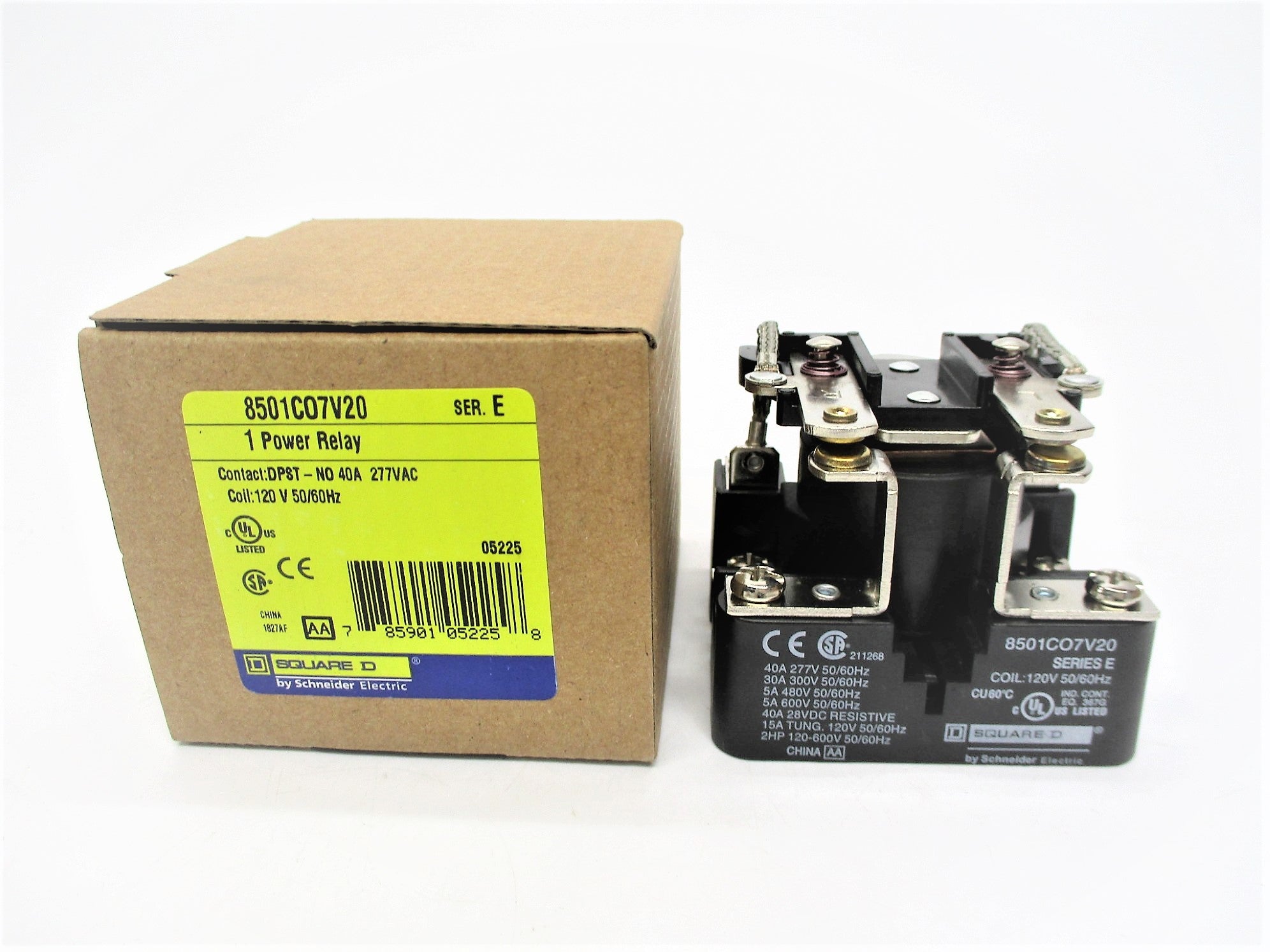 SQUARE D 8501CO7V20 SER. E 120V NSMP