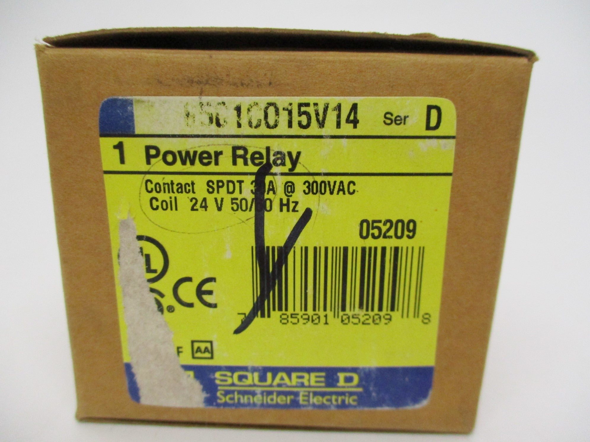 SQUARE D 8501CO15V14 SER. D 24V (AS PICTURED) NSMP
