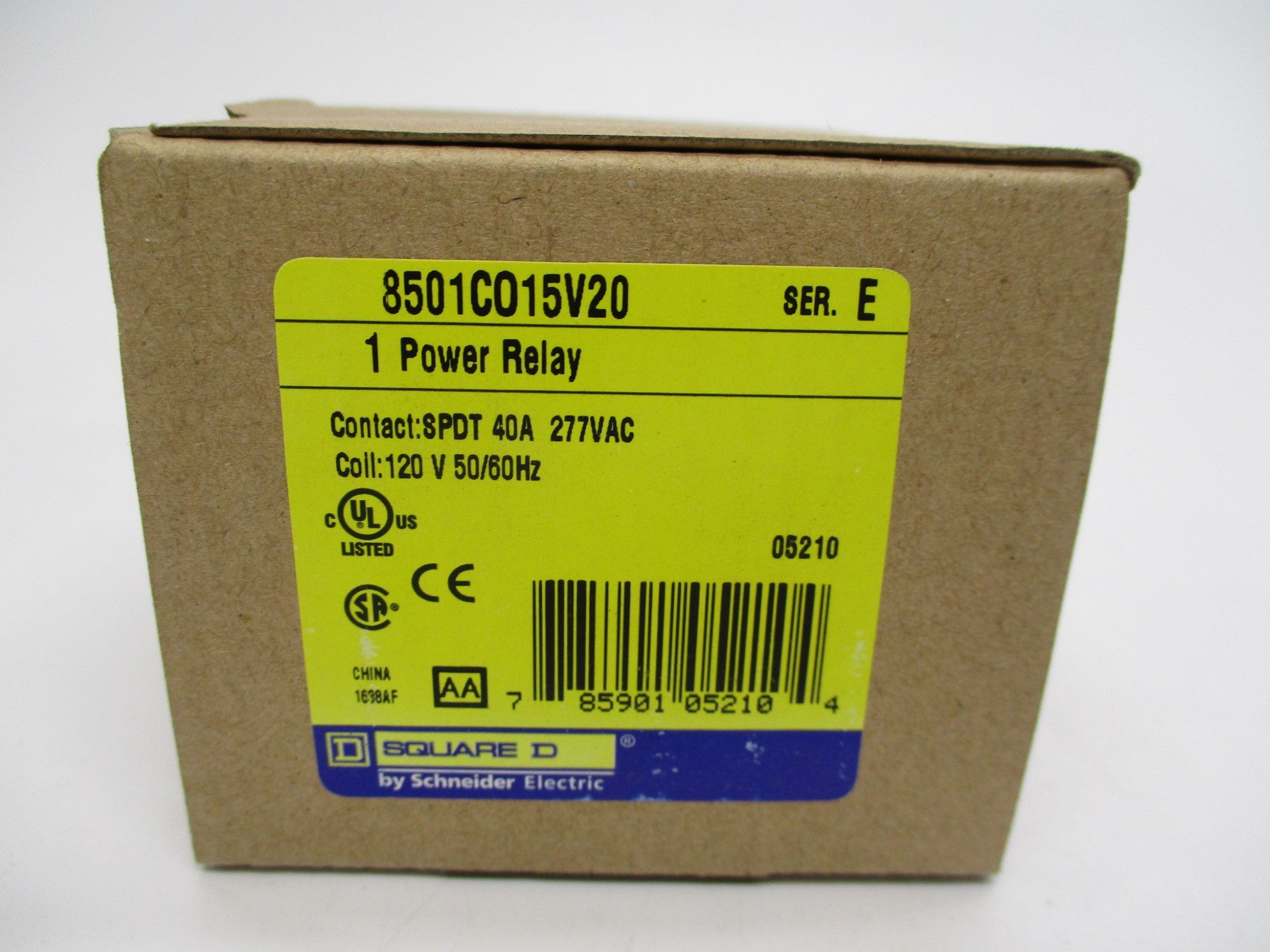 SQUARE D 8501CO15V20 SER. E 120V NSMP