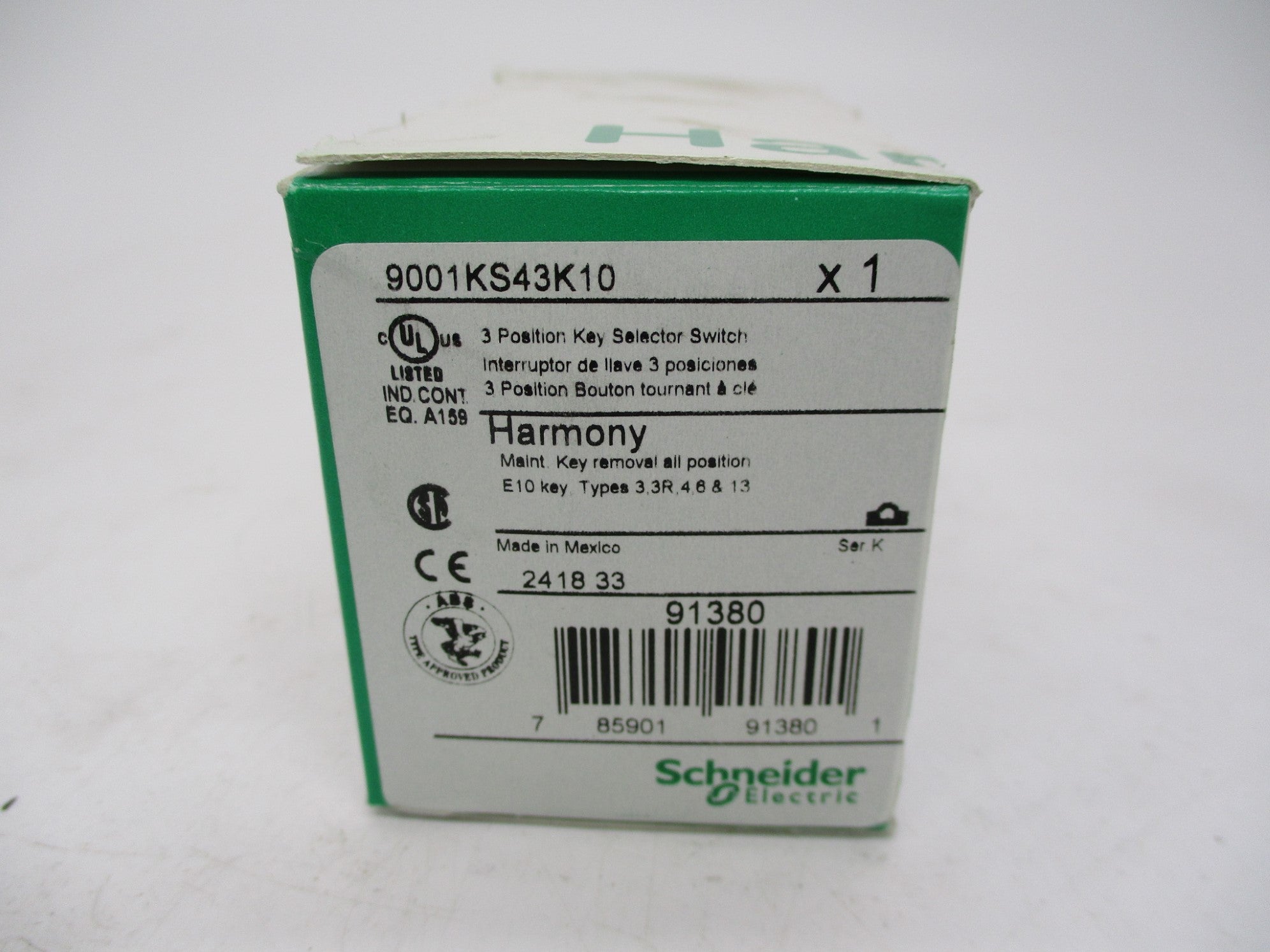SCHNEIDER ELECTRIC 9001KS43K10 SER. K NSMP