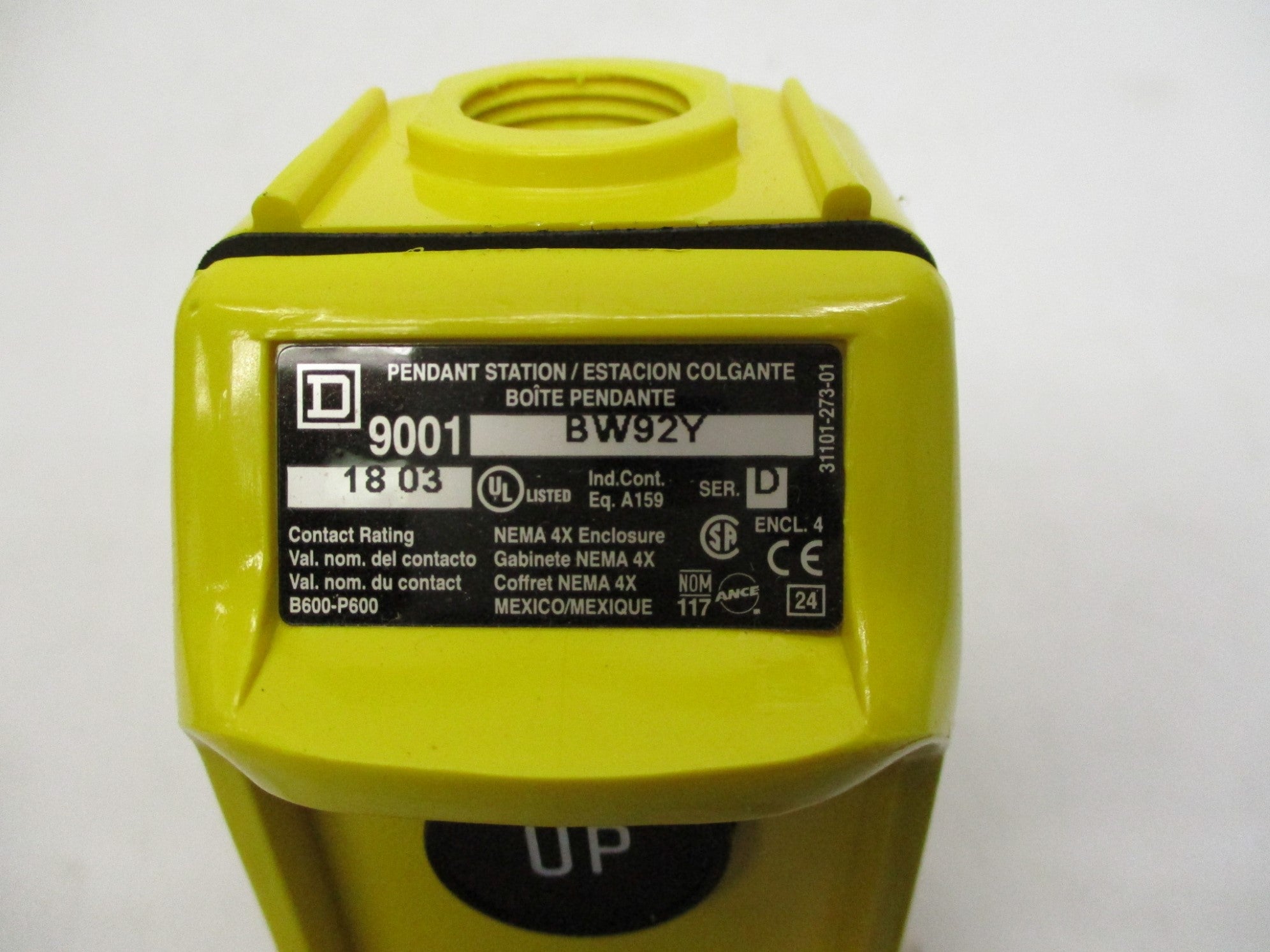 SQUARE D 9001BW92Y SER. D NSMP