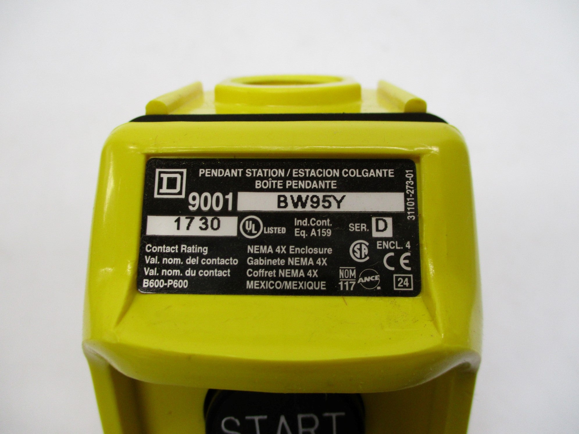 SQUARE D 9001BW95Y NSMP