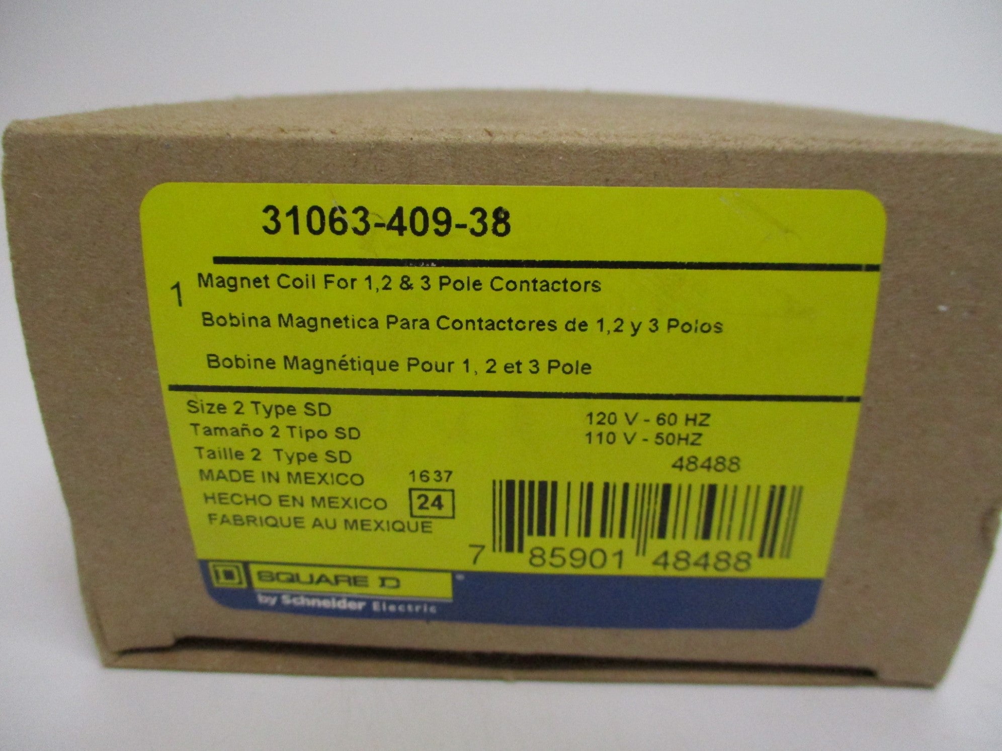 SQUARE D 31063-409-38 110/120V NSMP