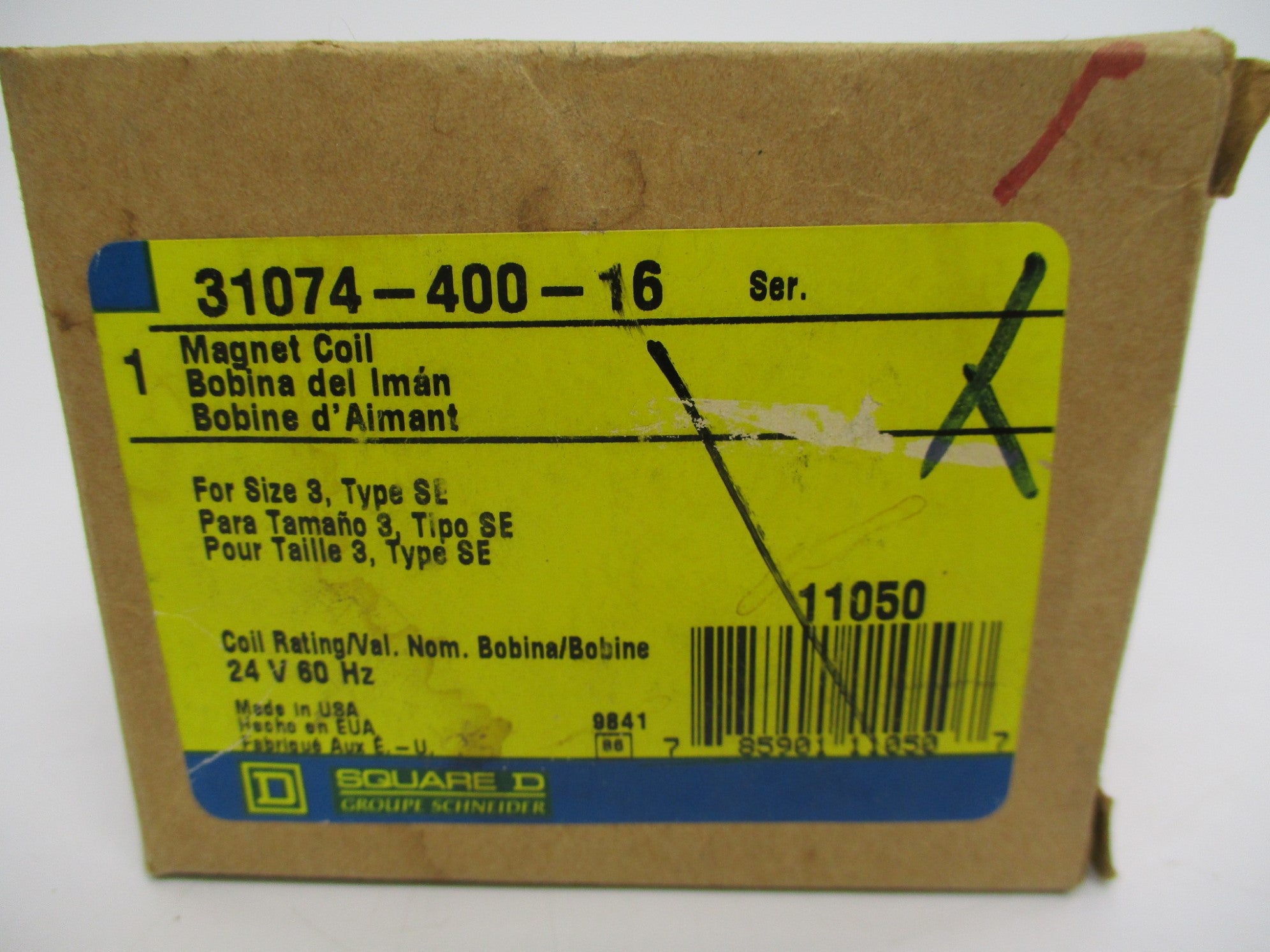 SQUARE D 31074-400-16 24V NSMP