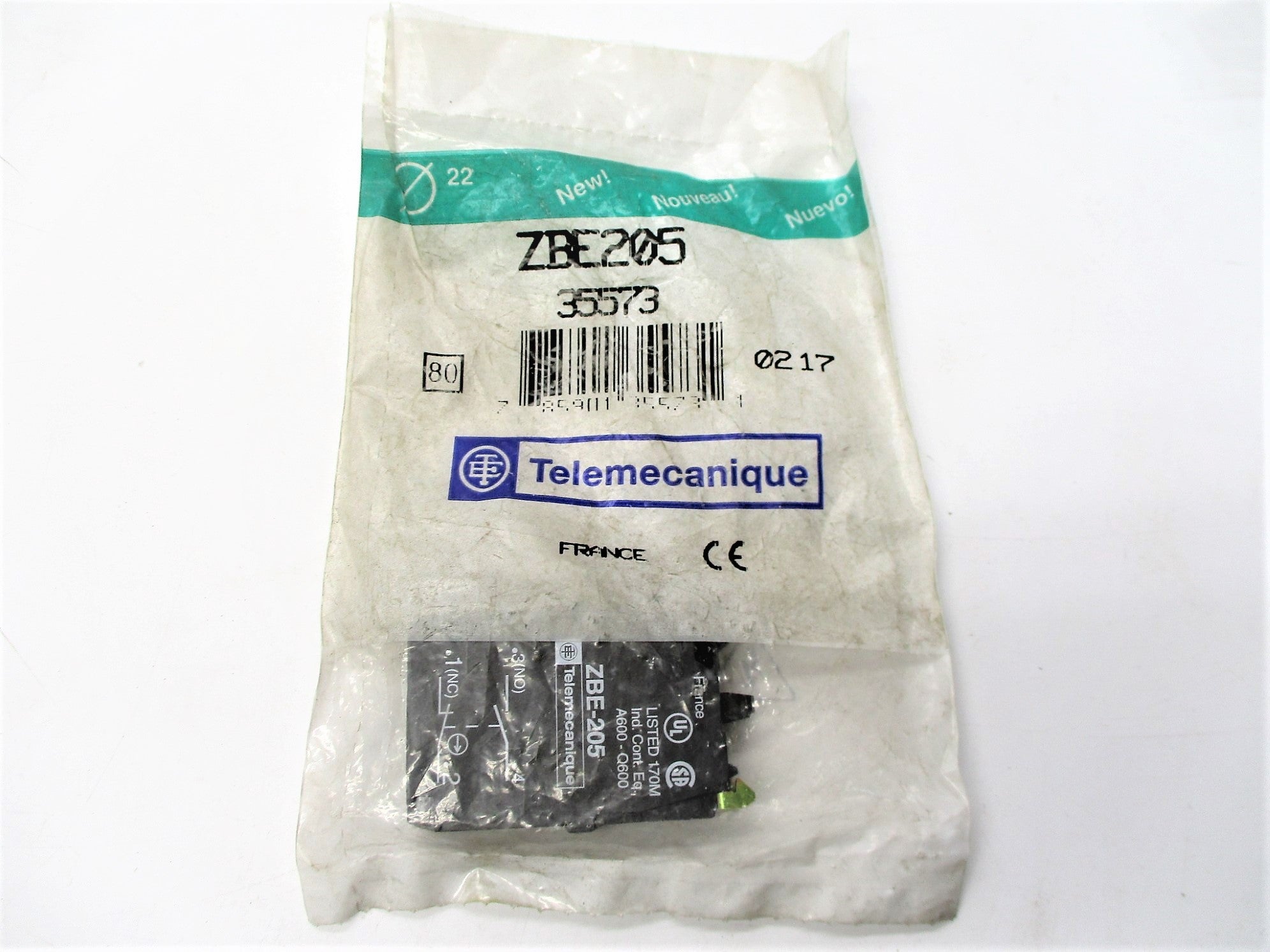 TELEMECANIQUE ZBE205 NSMP