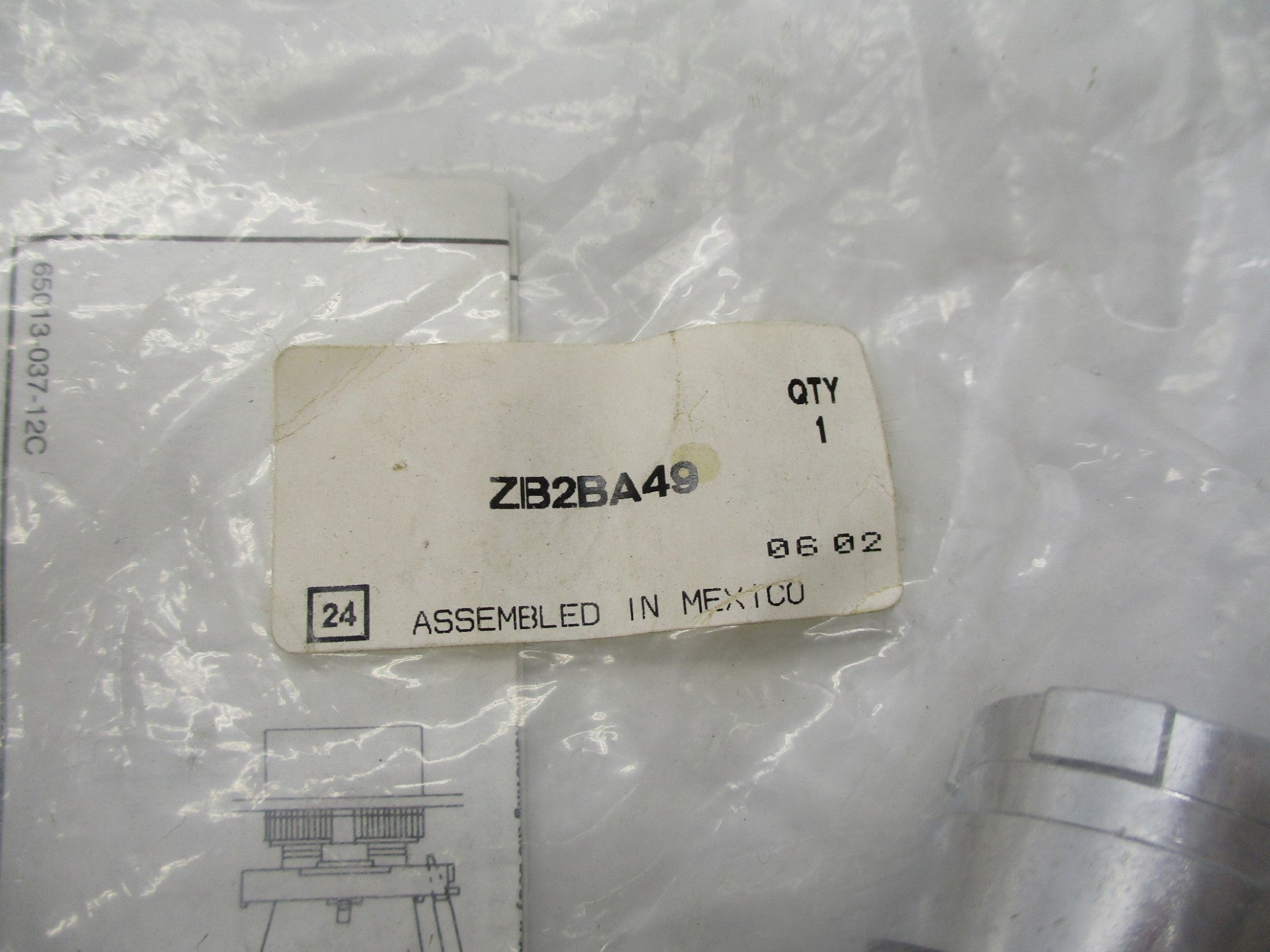 TELEMECANIQUE ZB2BA49 NSMP