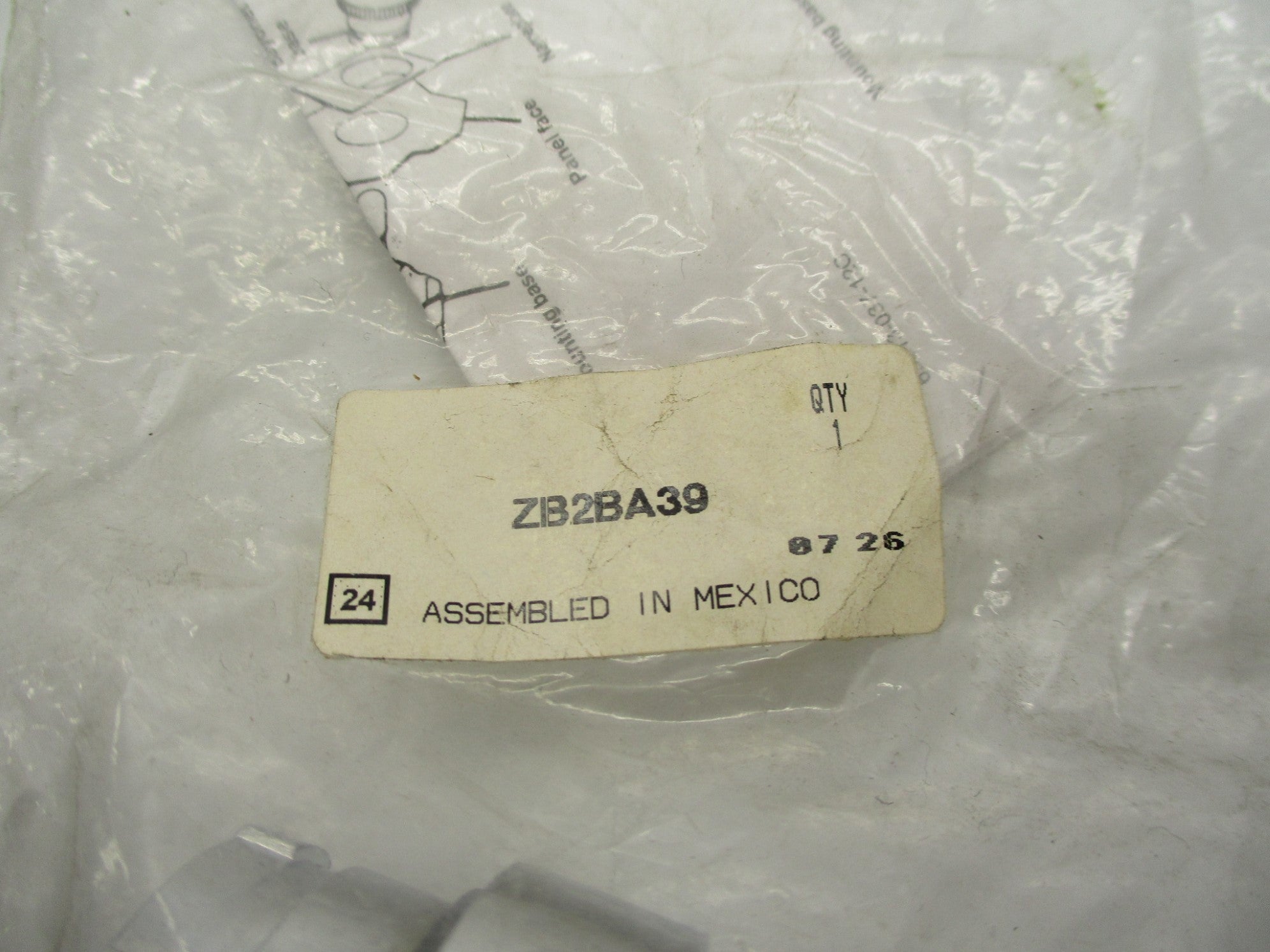 TELEMECANIQUE ZB2BA39 NSMP