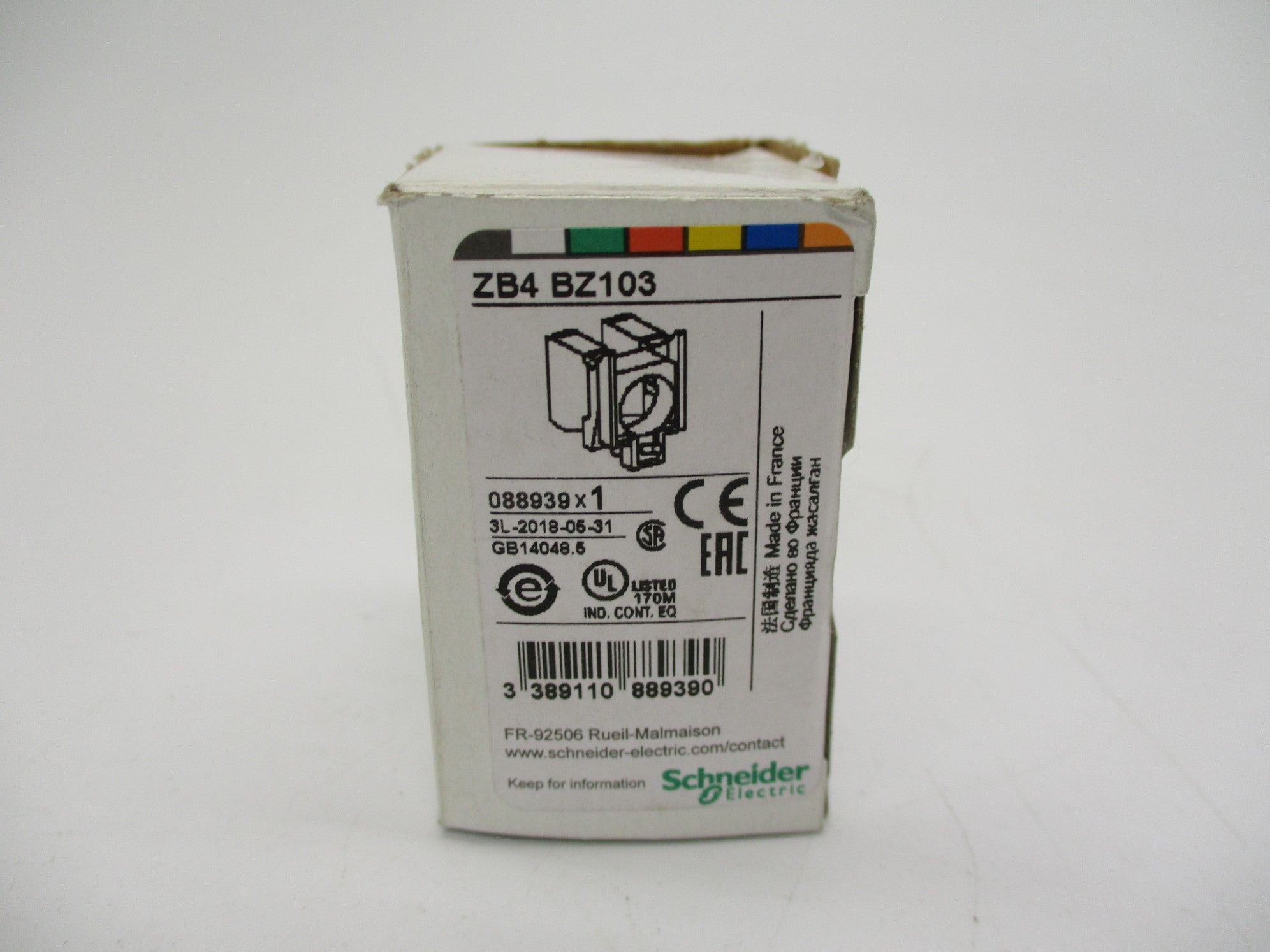 SCHNEIDER ELECTRIC ZB4BZ103 NSMP